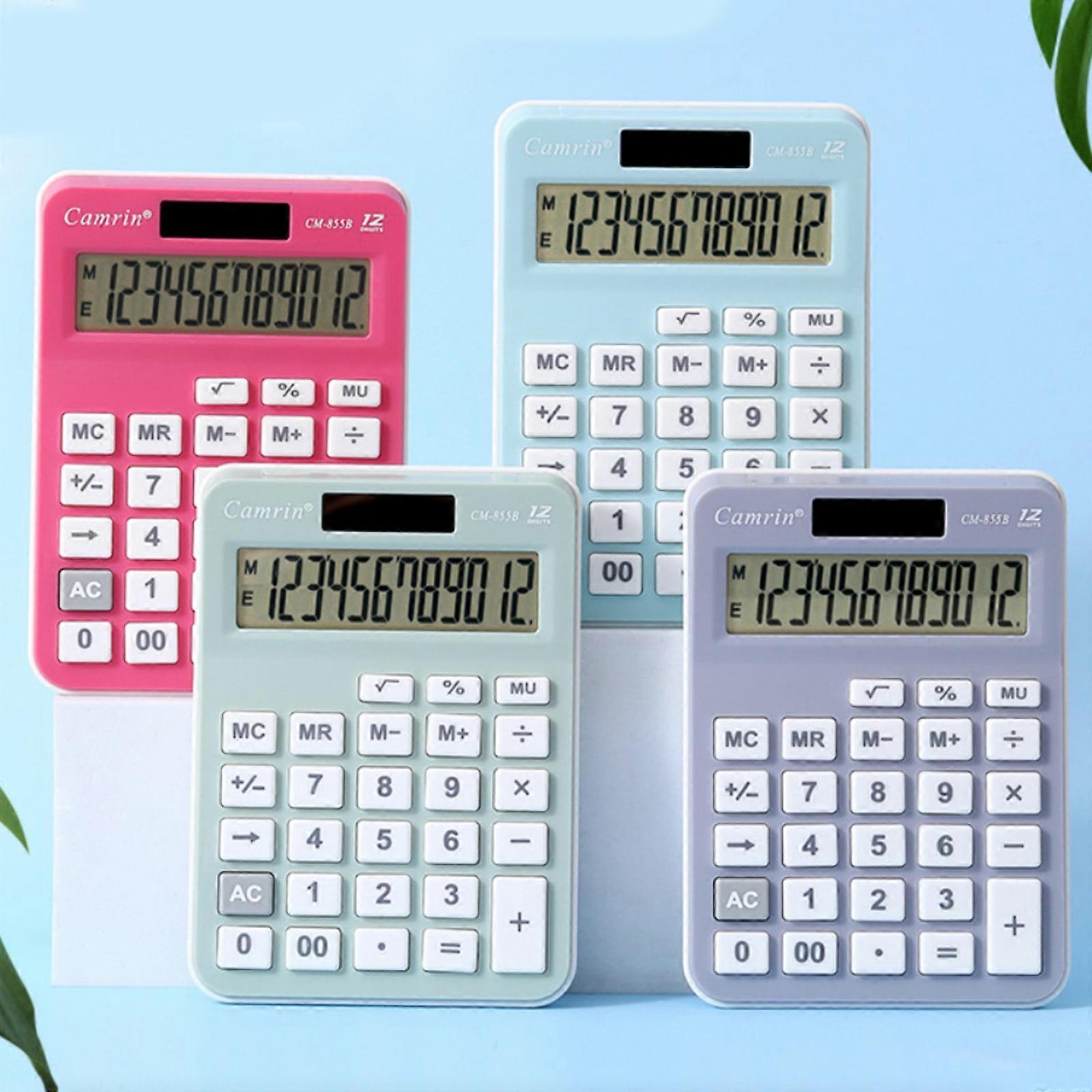 Jacenvly 12-Digit Scientific Calculator with Large Display & Buttons, Ideal for Office, School, Home, Business - Compatible with Father's Day Gifts