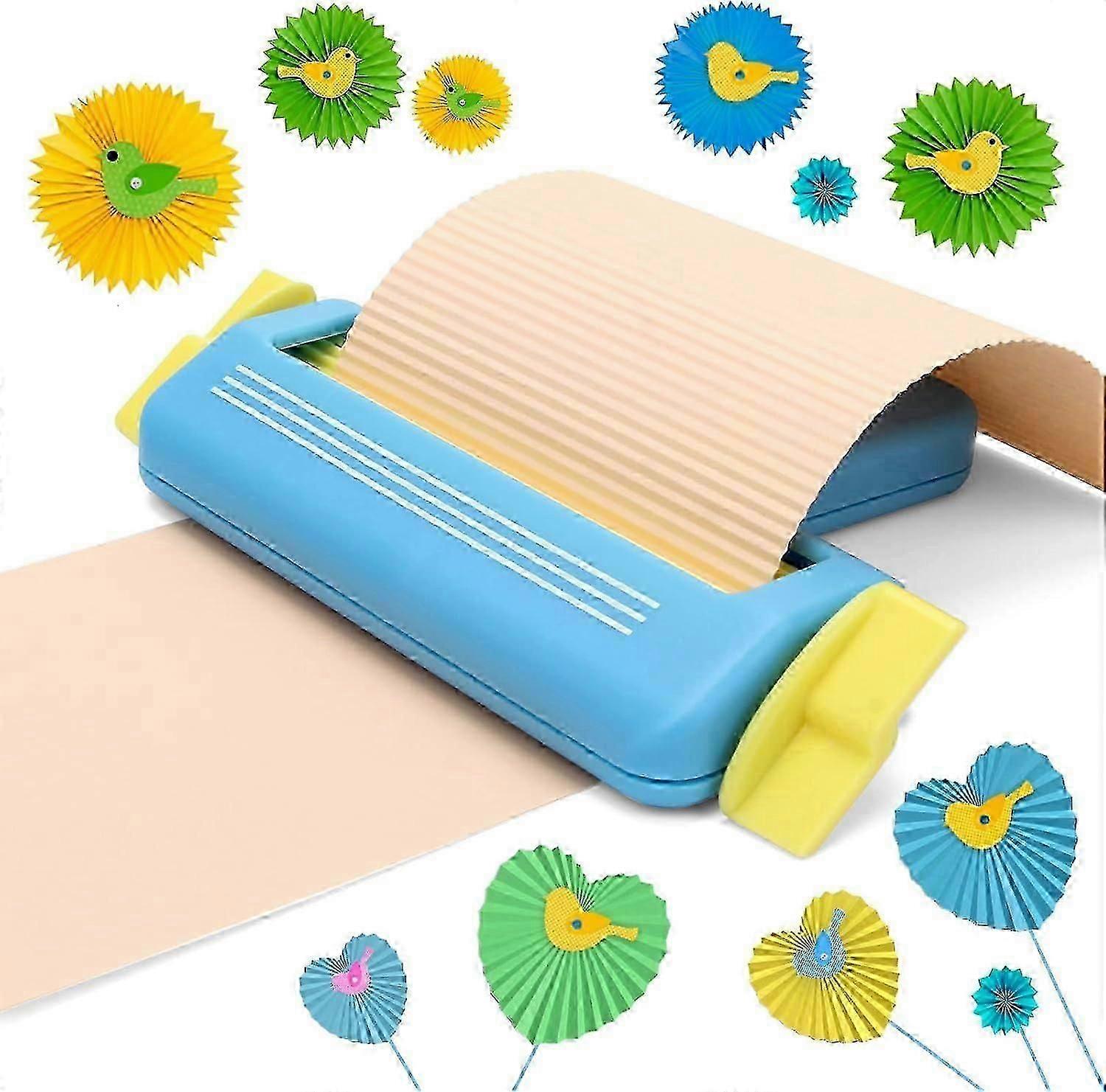 Paper Crimper for Crafts, AngleKai Paper Crimper Tool Craft Paper Crimper Tool for Making Wave Shaper Paper Crimper for DIY Arts Crafts