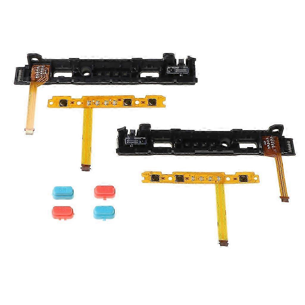 Repart Part Right And Left Slide Rail With Flex Cable Fix Part For Nintendo- Switch Console 5 Console NS Rebuild Track