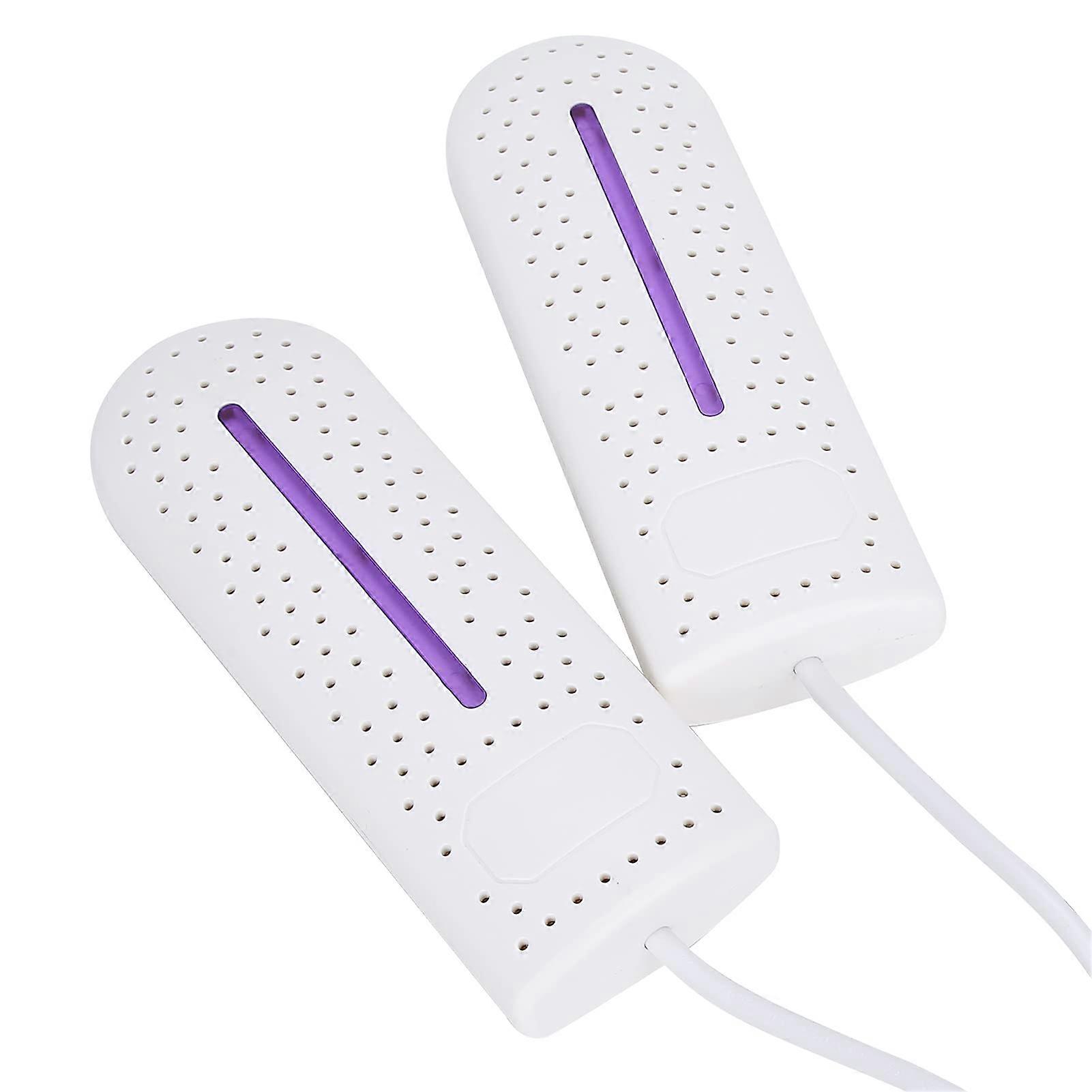 Shoe Dryer with Double Sided Heating, 65°C Fast Dry, 360° Air Cycle for Home Dorm Use, US Plug 110240V, White