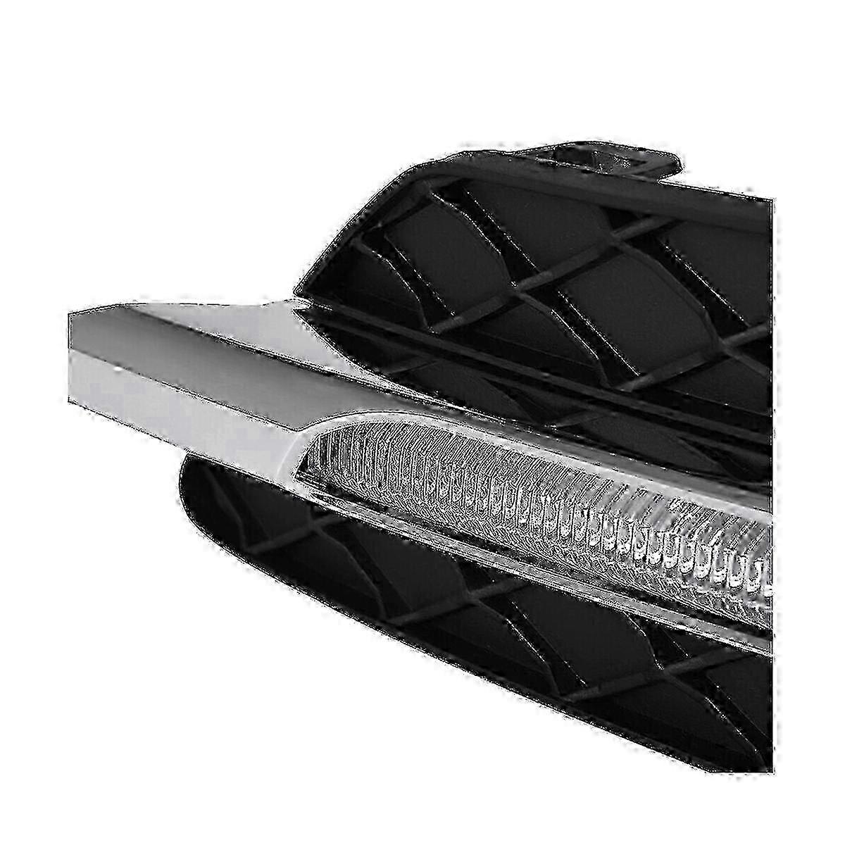 Left LED DRL Daytime Running Lights Fog Light Lamp Fit for C-Class W204 C250 C300 11-13--Black