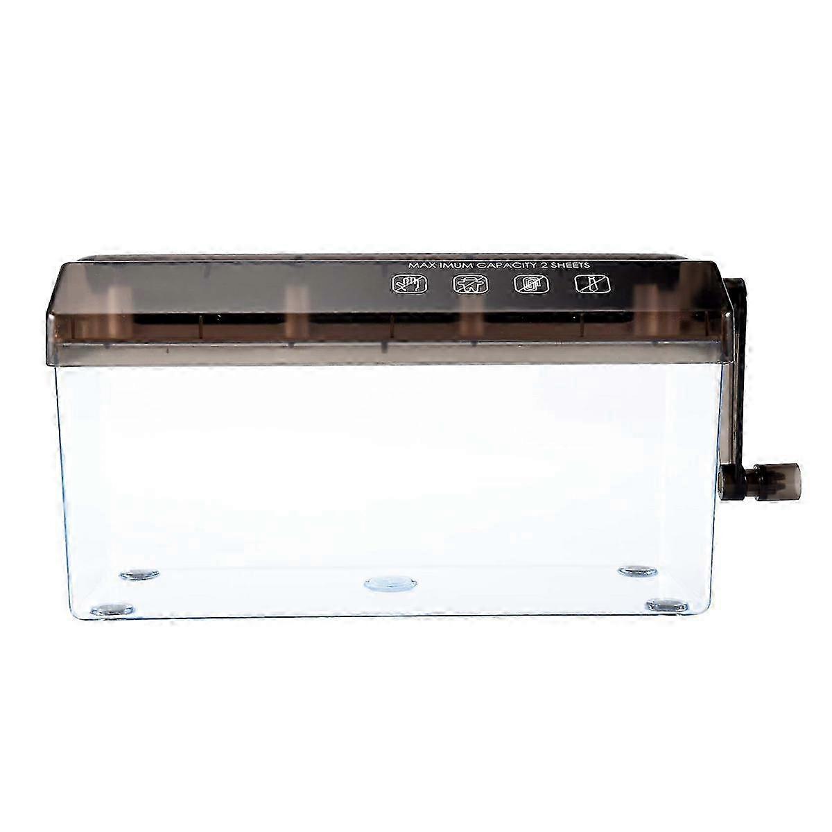 Compact Hand Shredder for A4 Documents, Manual Paper Cutting Machine for Office