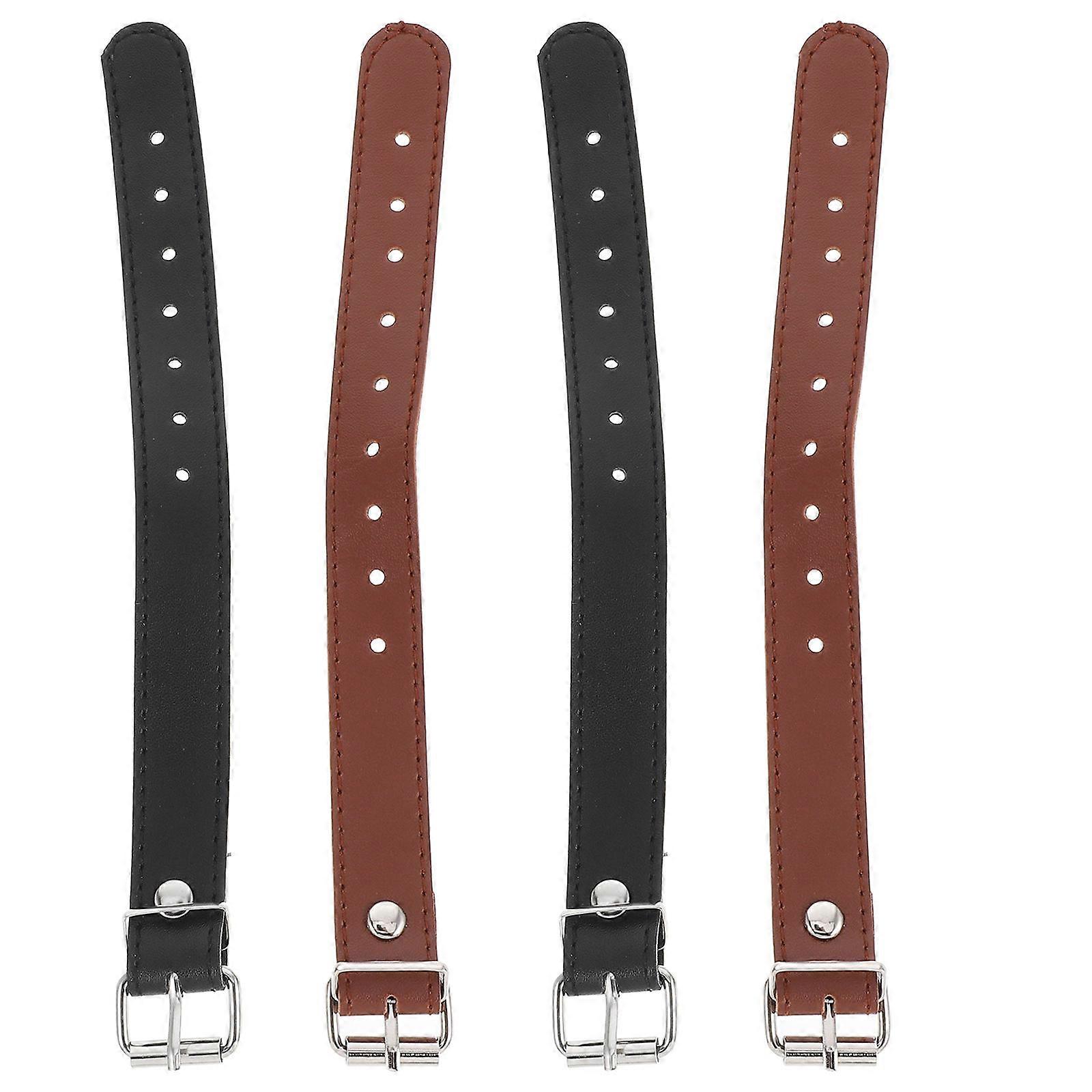 6Pairs Basket Straps for Binding with Adjustable Metal Buckle