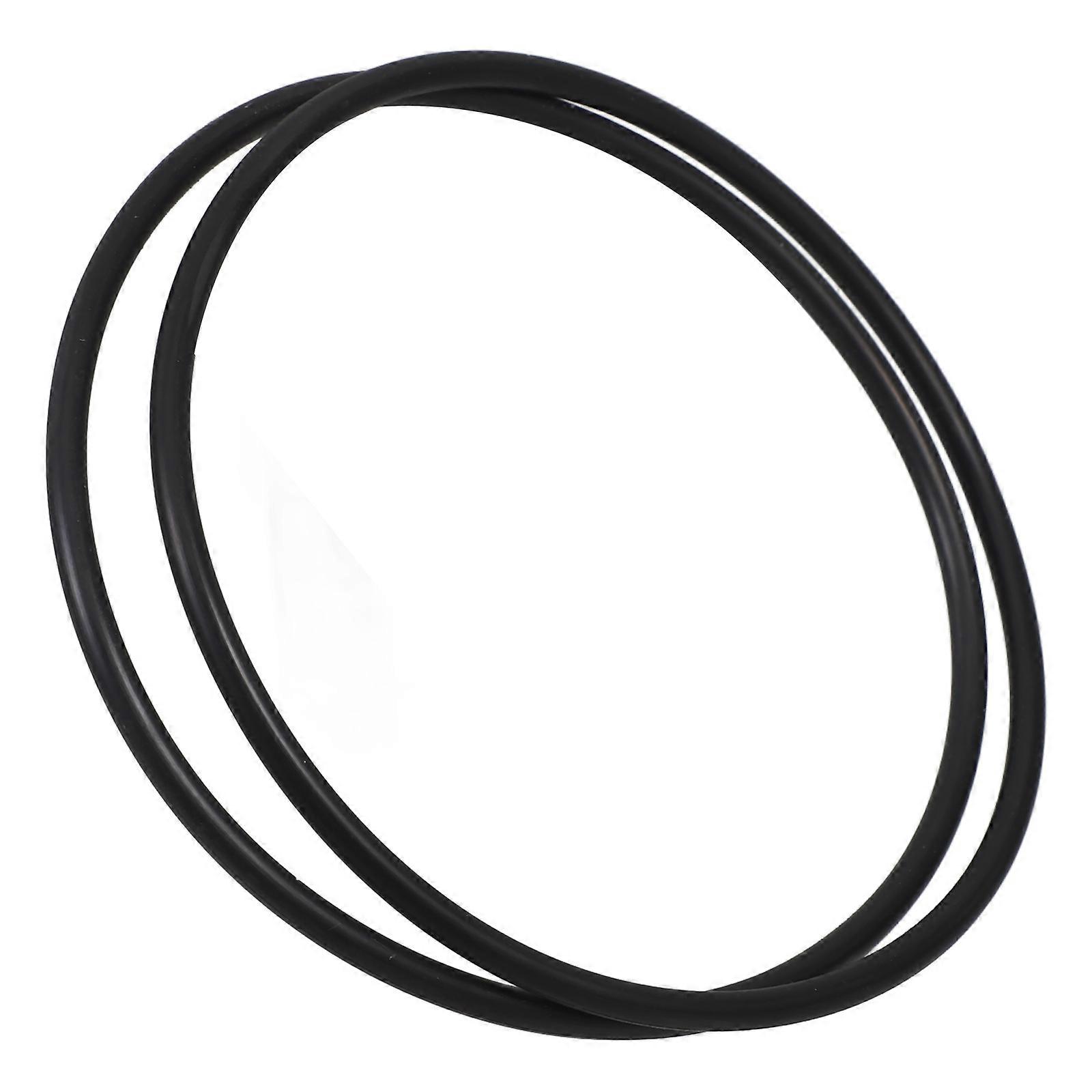 O Ring Chlorinator Lid Rings Replacement for Chlorinator Cover 2Pcs Black