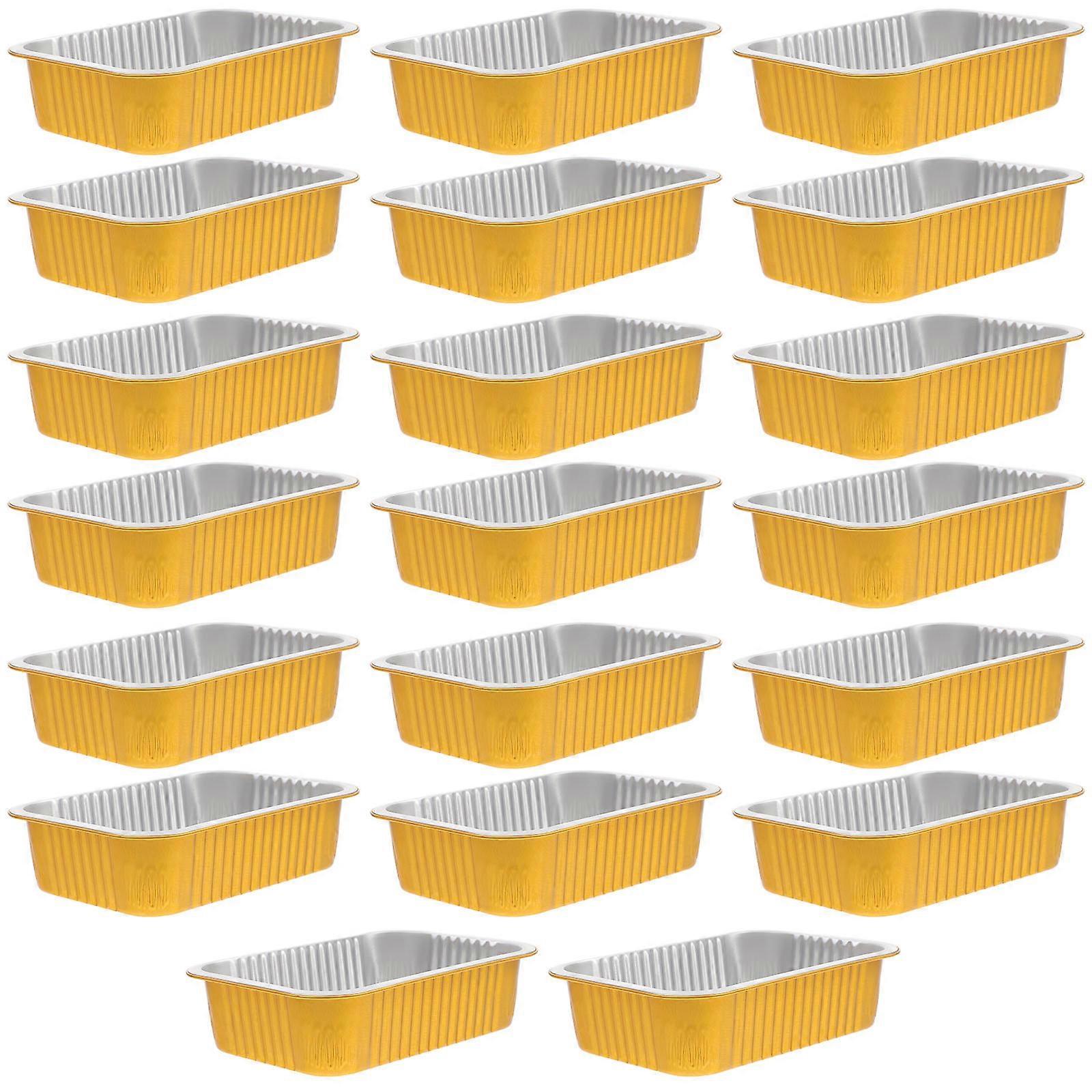 Aluminum Foil Baking Trays with Sturdy Material for Toaster Oven Use Multi 750ml