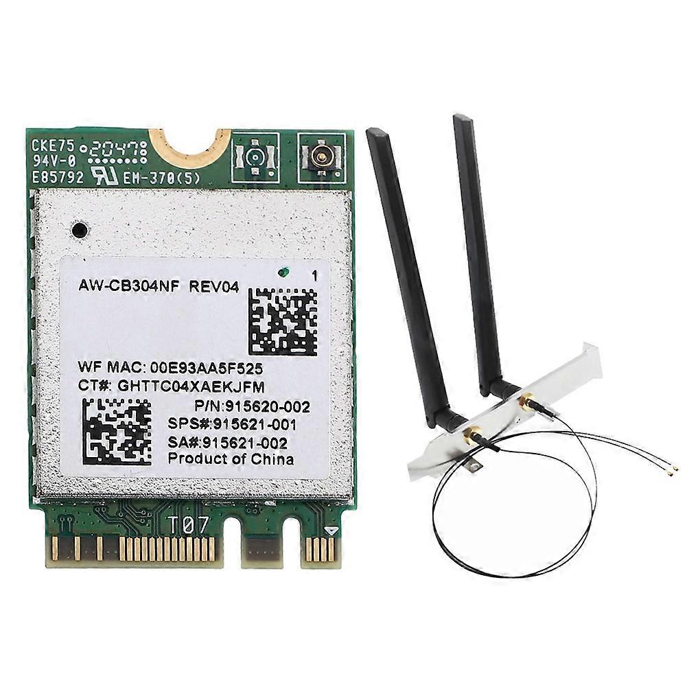 AW-CB304NF RTL8821CE WiFi Card+2X8DB Antenna Kit 2.4G/5Ghz Bluetooth 4.2 433Mbps 802.11AC Laptop IPC Wireless Module