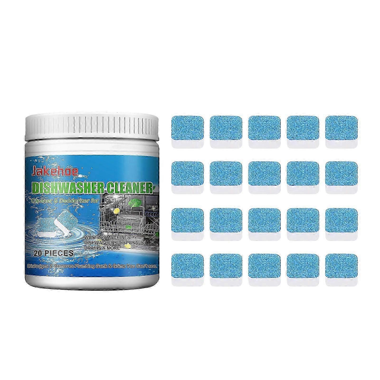 Dishwasher Cleaning Tablet, Kitchenware Decontamination Decontamination Tableware Heavy Oil Cleaning Dish Washing Block Detergent