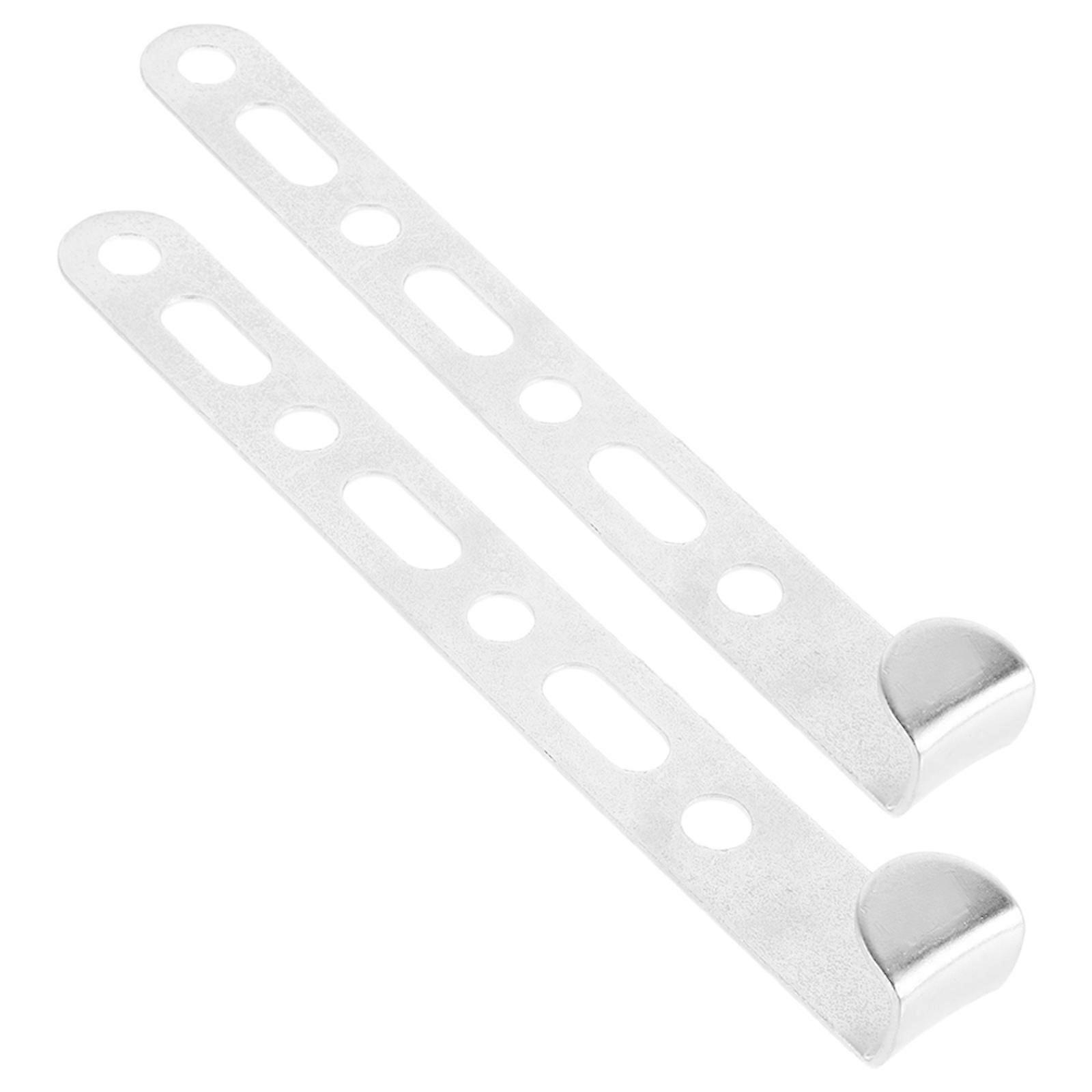 2pcs Universal Alloy Power Supply Induction Fixing Bracket For Car Air Intake Cold Air Pipe Mount And Filter Support Stable And Secure Installation