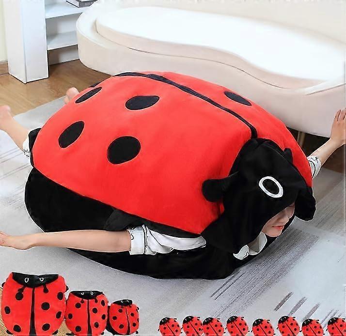 39 Inch Wearable Ladybug Plush Pillow – Soft FullBody Support for Adults and Kids