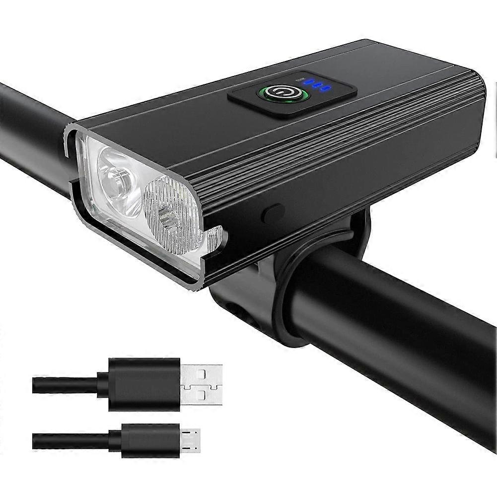 Bike Front Light Rechargeable 800 Lumens with 4 Hours Runtime Bicycle