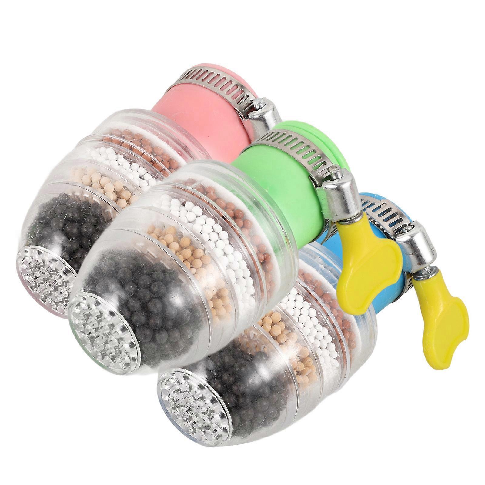 3pcs Faucet Filter Nozzle Plastic Filter Faucet Head Filter Kitchen Accessories