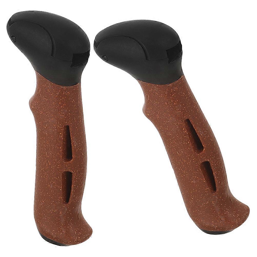 Comfortable Cork Hiking Pole Handle Replacement for Stability 2Pcs