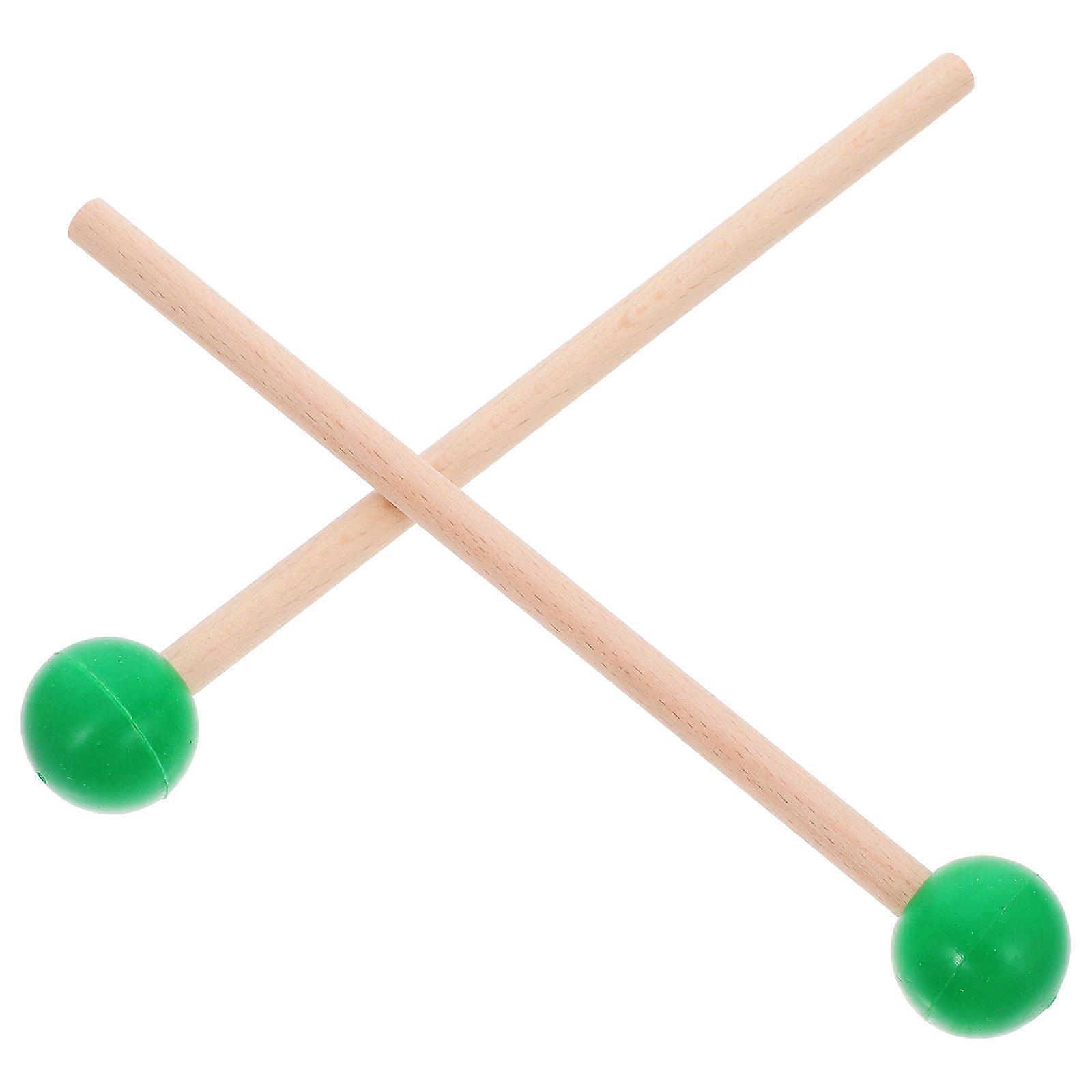 Masteelf 1 Pair Marimba Mallets Performance Drumsticks Percussion Mallets Xylophone Drumsticks