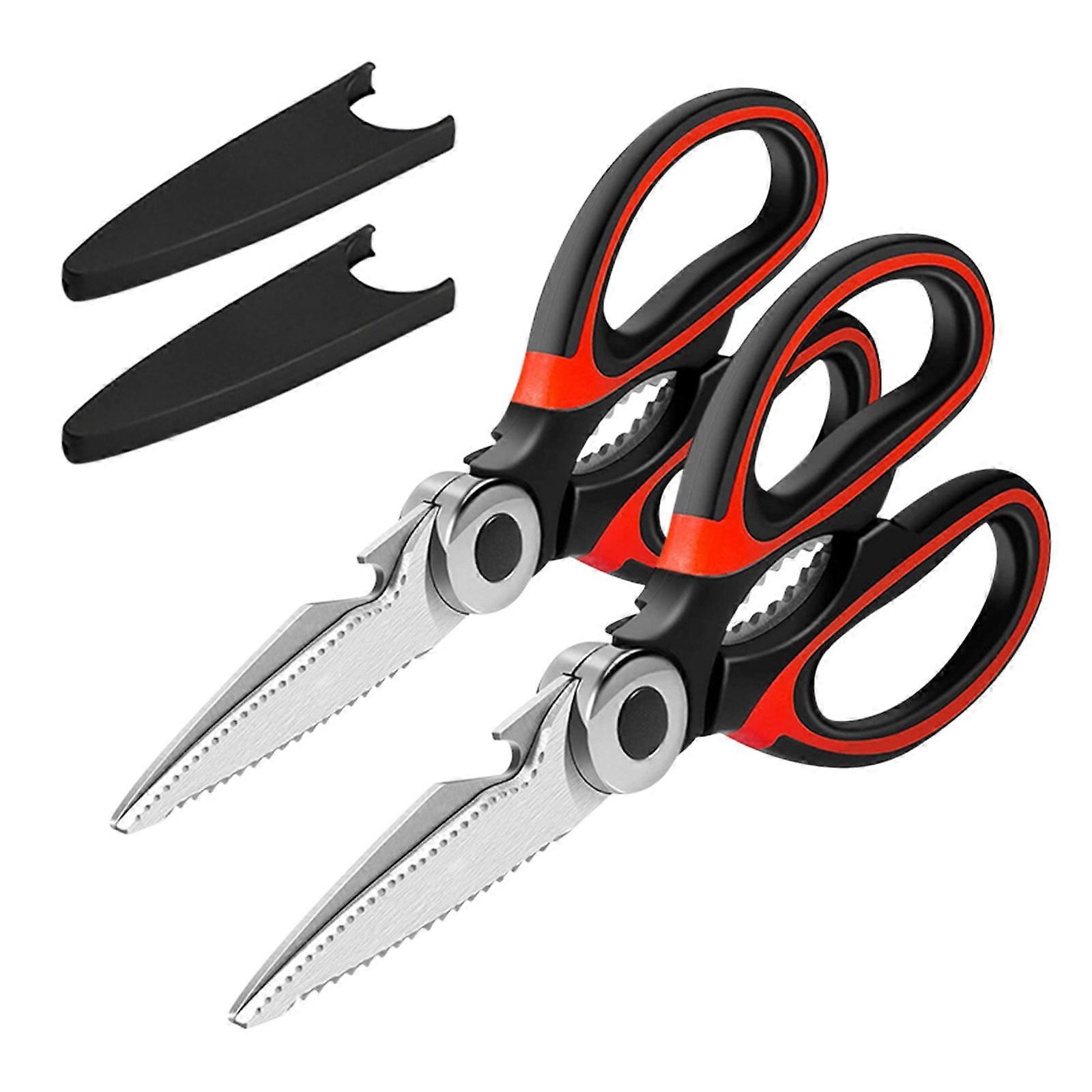 Clearance! Topliu Kitchen Shears compatible with Sharp Stainless Steel, Heavy Duty All-purpose Scissors, Kitchen Essentials
