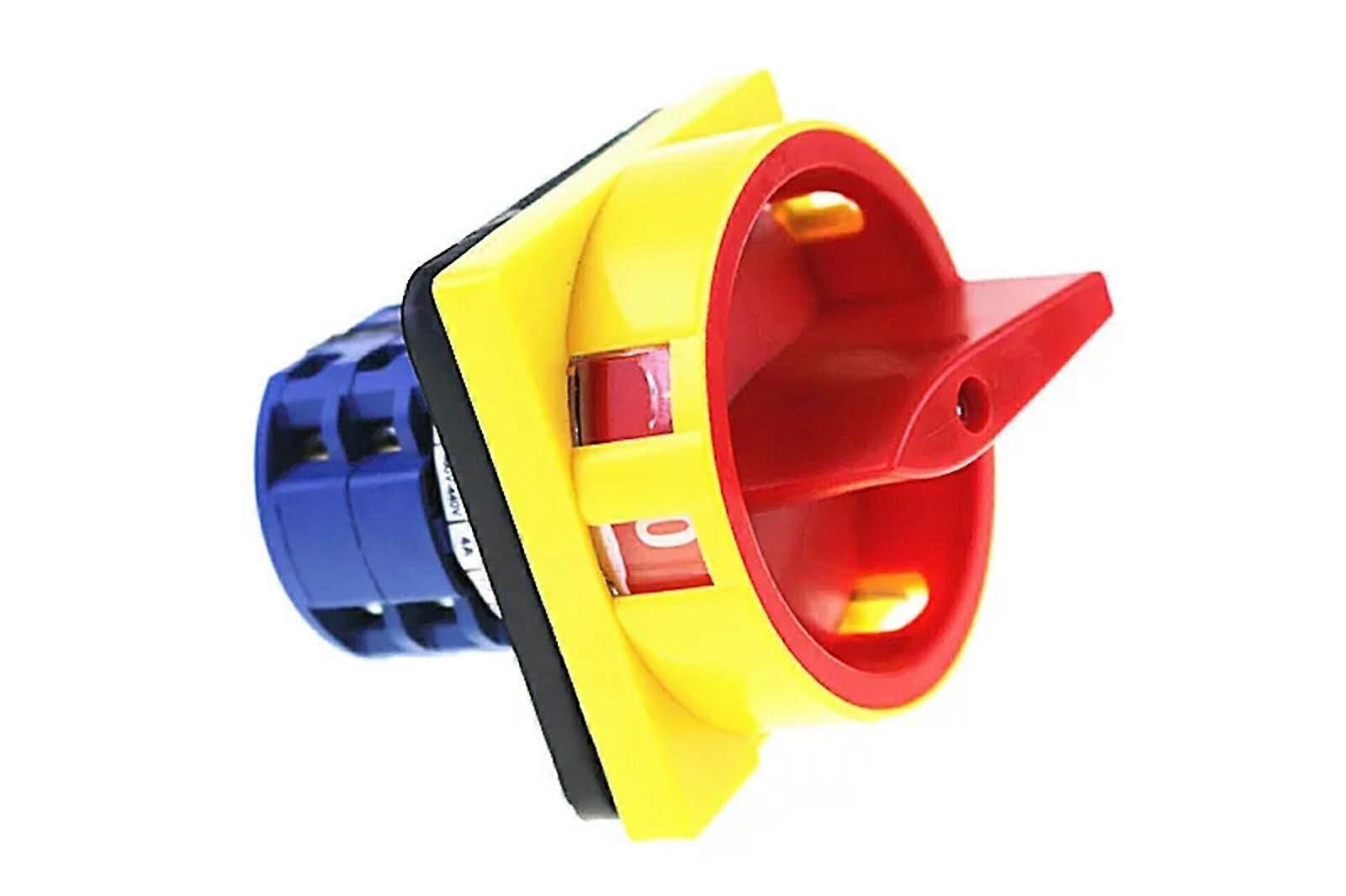 LW26GS-20 Padlock Rotary Cam Switch 690V 20A 2 Position 4 Pole Emergency Stop Main Switch with 8 Terminals 5V