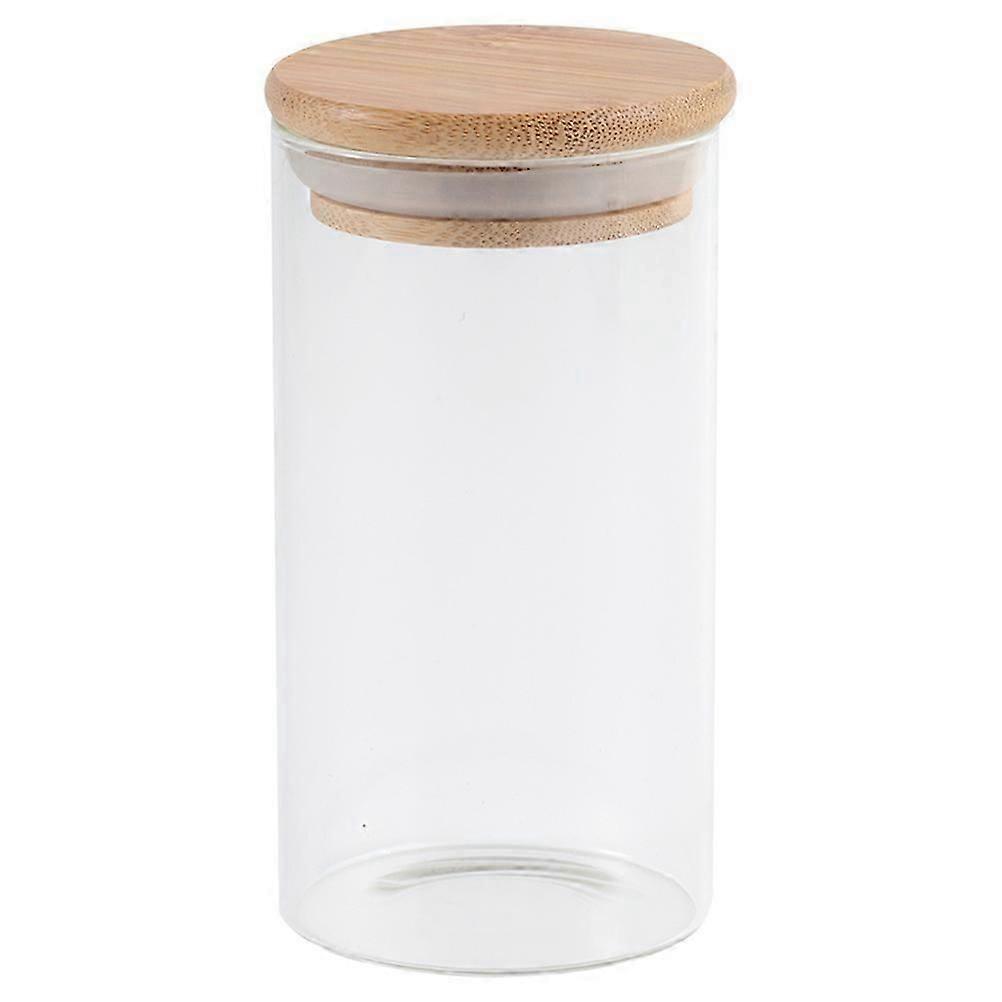 Glass Jars With Bamboo Lids Sealed Storage Jar Assorted Color 2000ml For Kitchen Container 1Pack