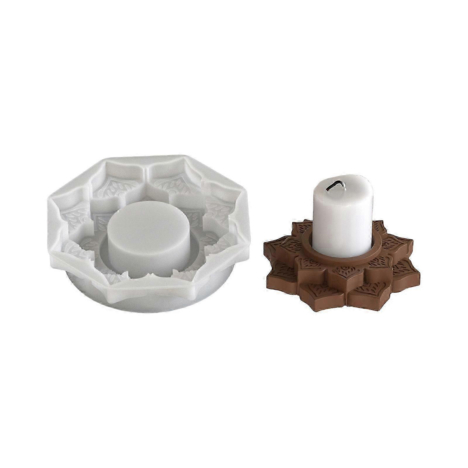 Flower Silicone Candle Molds, Reusable DIY Craft Decor