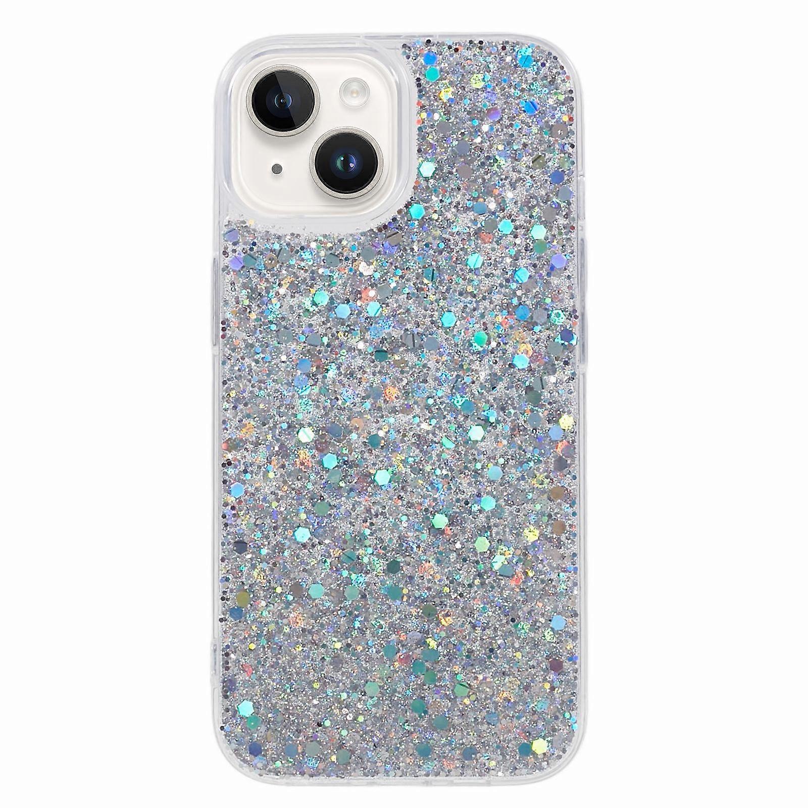 For iPhone 14 Case Glitter Soft TPU Smartphone Cover