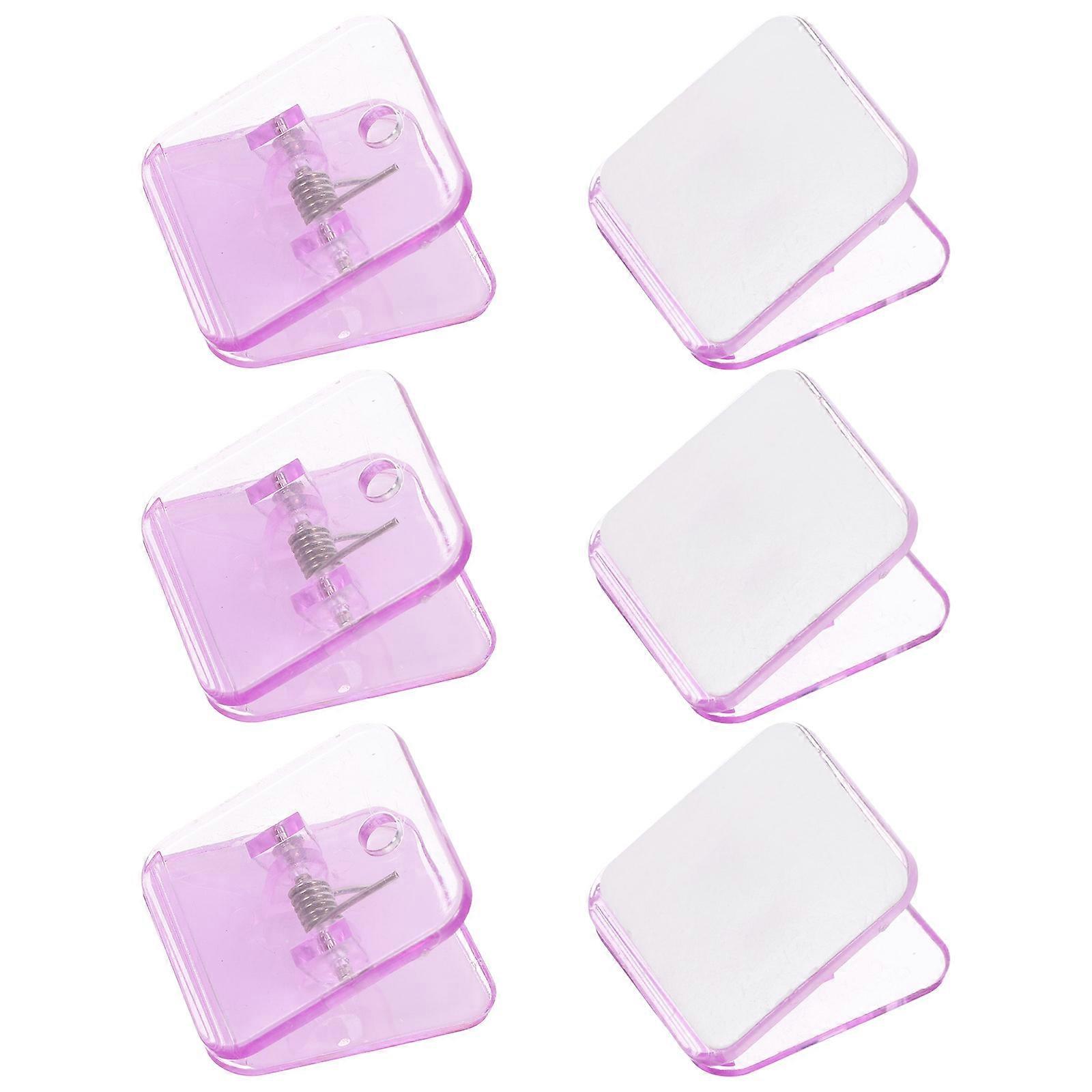 Violet ABS Light Mounting Bracket for Various Fixtures with Enhanced Stability and Durability 6 pcs