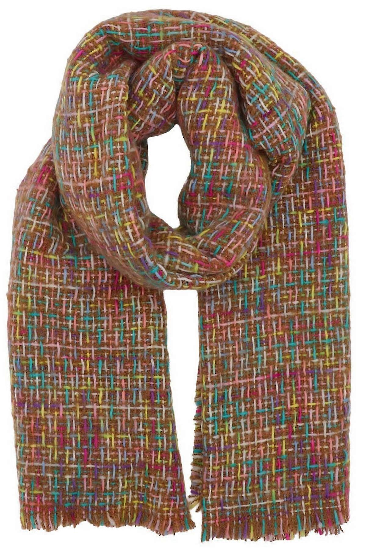 Zelly Chenille Winter Weight Scarf - Multi-colour