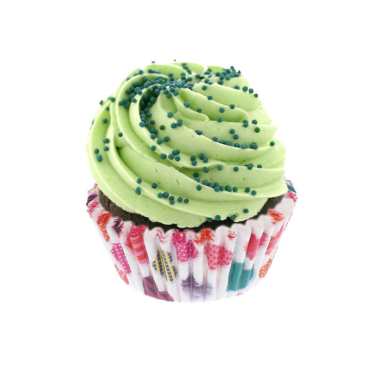 Paper Cake Cups Oil-Proof Wrappers for Baking Use 400Pcs Assorted Color