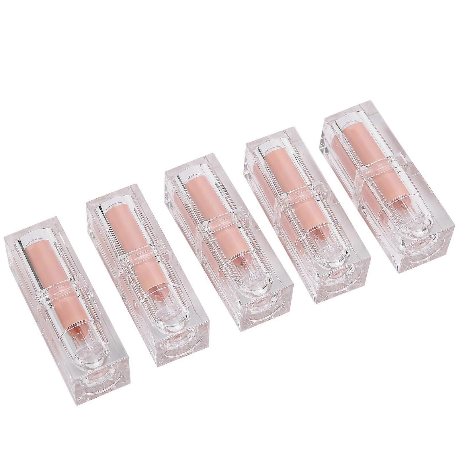 Empty Lipstick Tubes 5 Pack Refillable DIY Lip Balm Containers TravelFriendly Size
