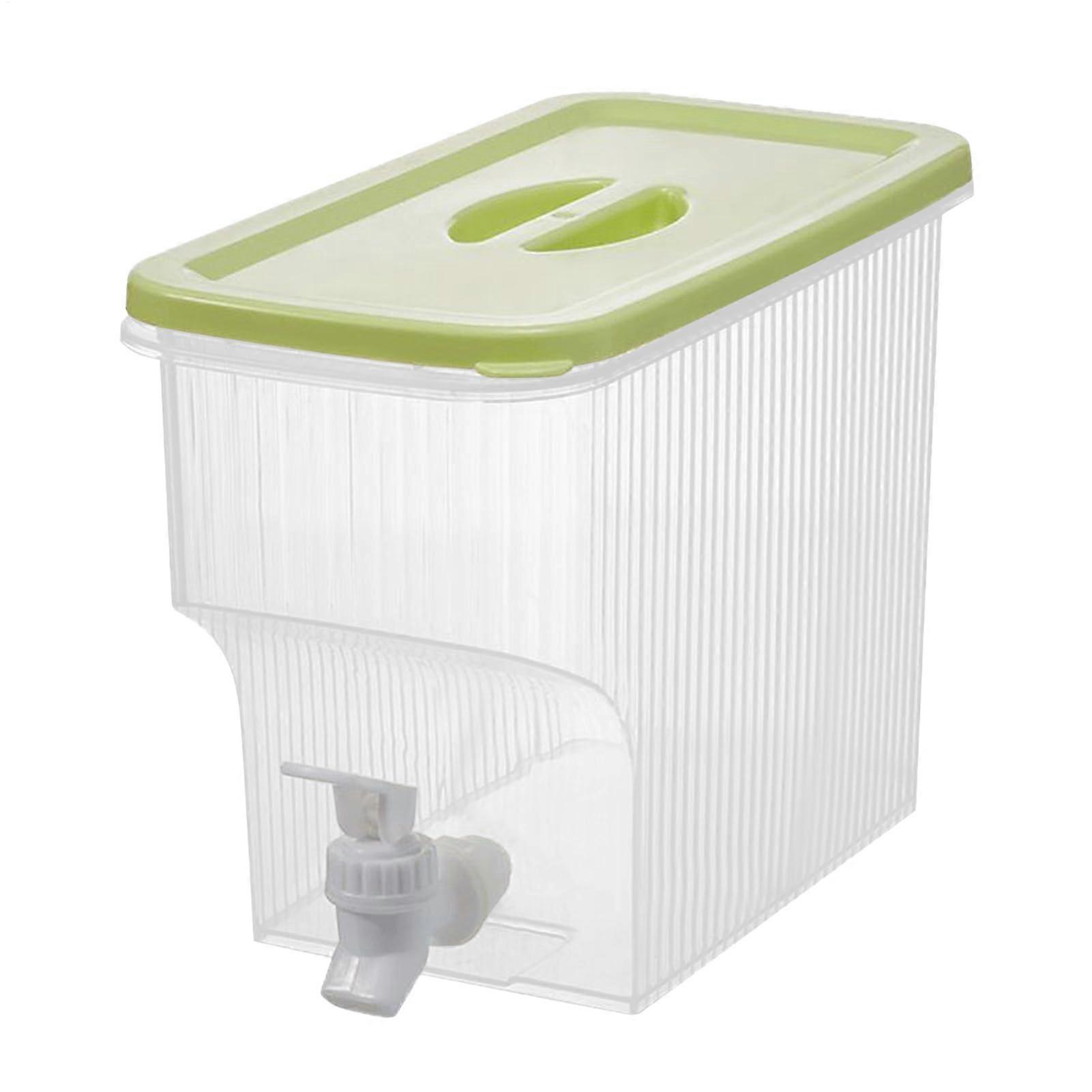 Refrigerator Beverage Dispenser 3.9L Large Capacity Cold Drink Container with Easy Touch Faucet