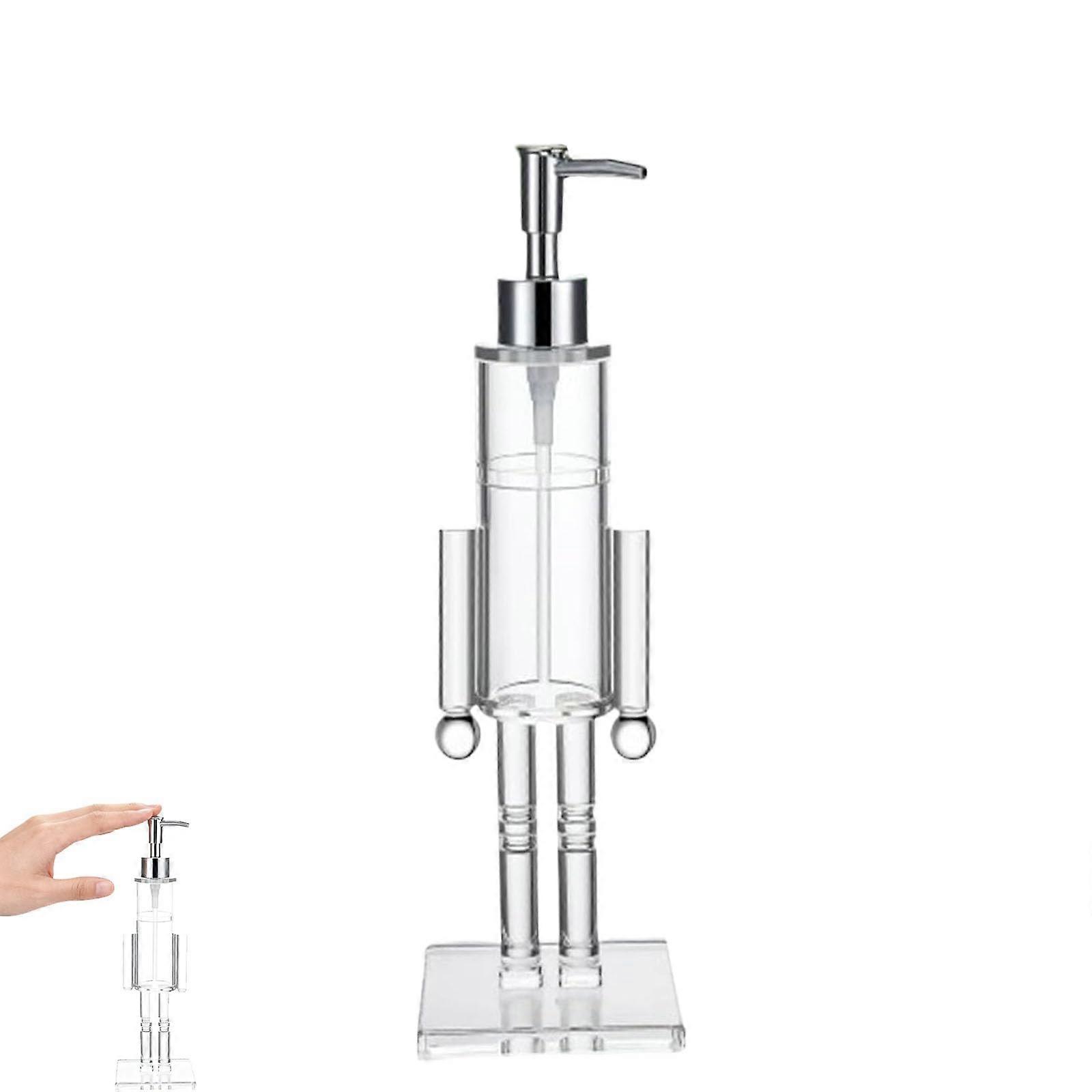 Nutcracker Christmas Soap Dispenser Large Capacity Festive Holiday Decor for Bathroom and Kitchen