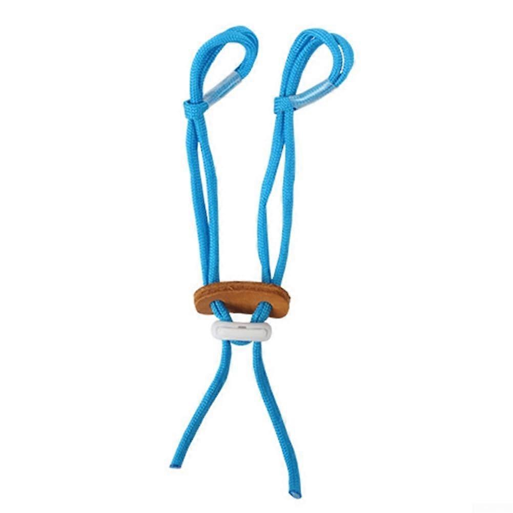 Archery Wrist Sling Adjustable Polyester Rope for Compound and Recurve Bows with Secure Grip Blue