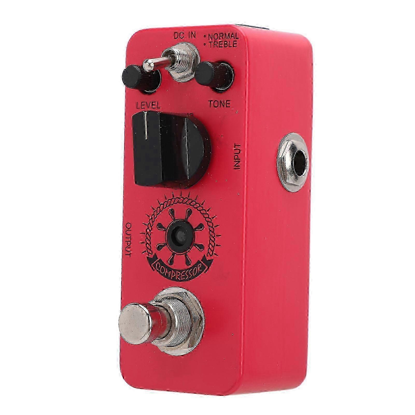 True Bypass Guitar Pedal Simulation Effect Tuner Electric Guitar Pedal Replacement Red