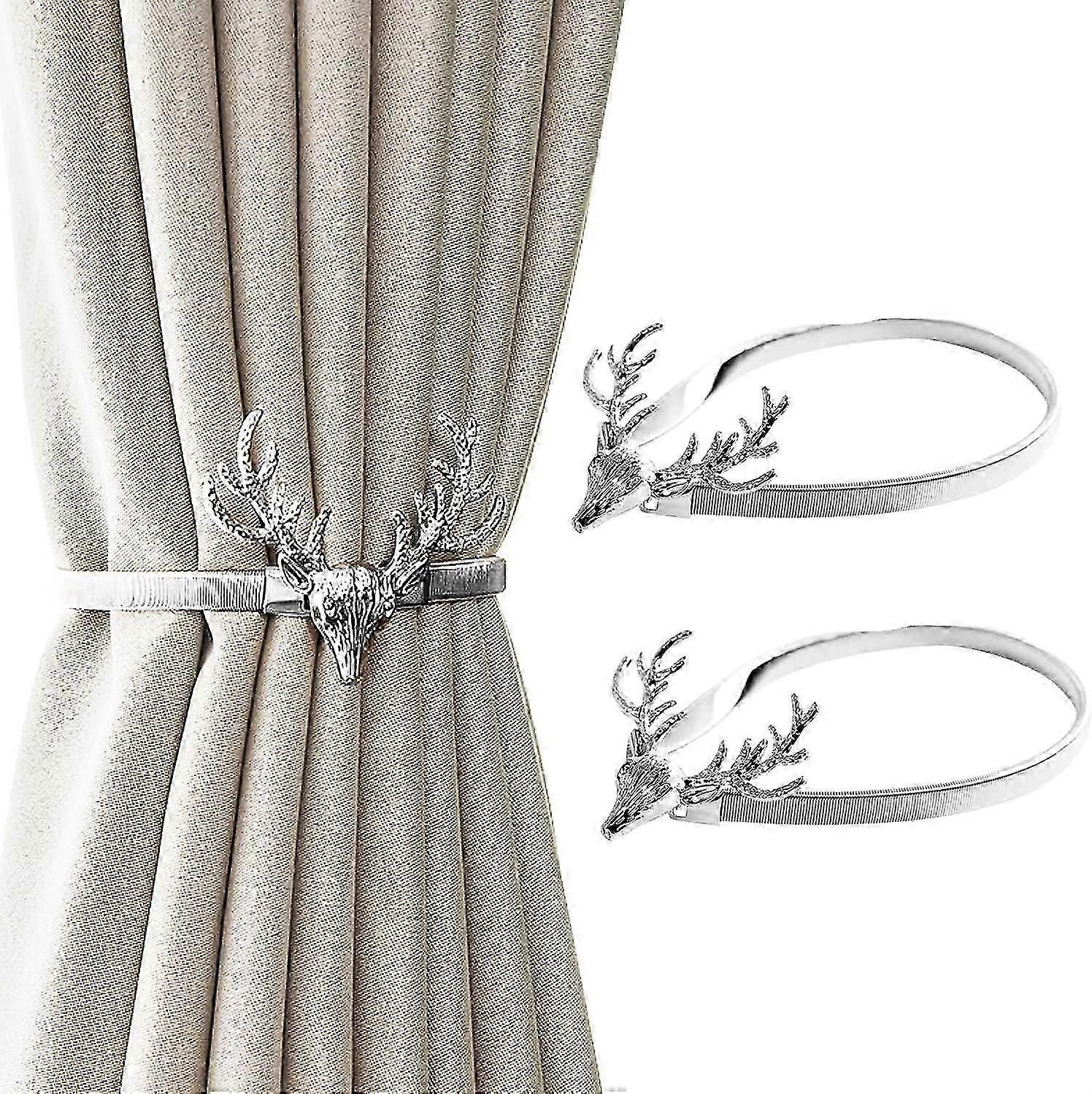 Tie Backs for Curtains, Creative Gold Deer Curtain Tie Back