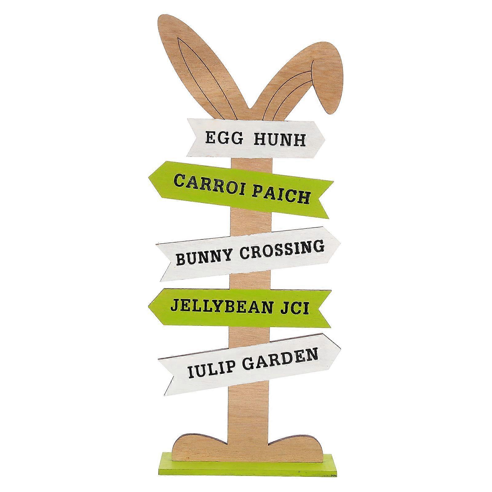 Desktop Easter Bunny Ornament Easter Letter Adorn Party Desktop Adornment