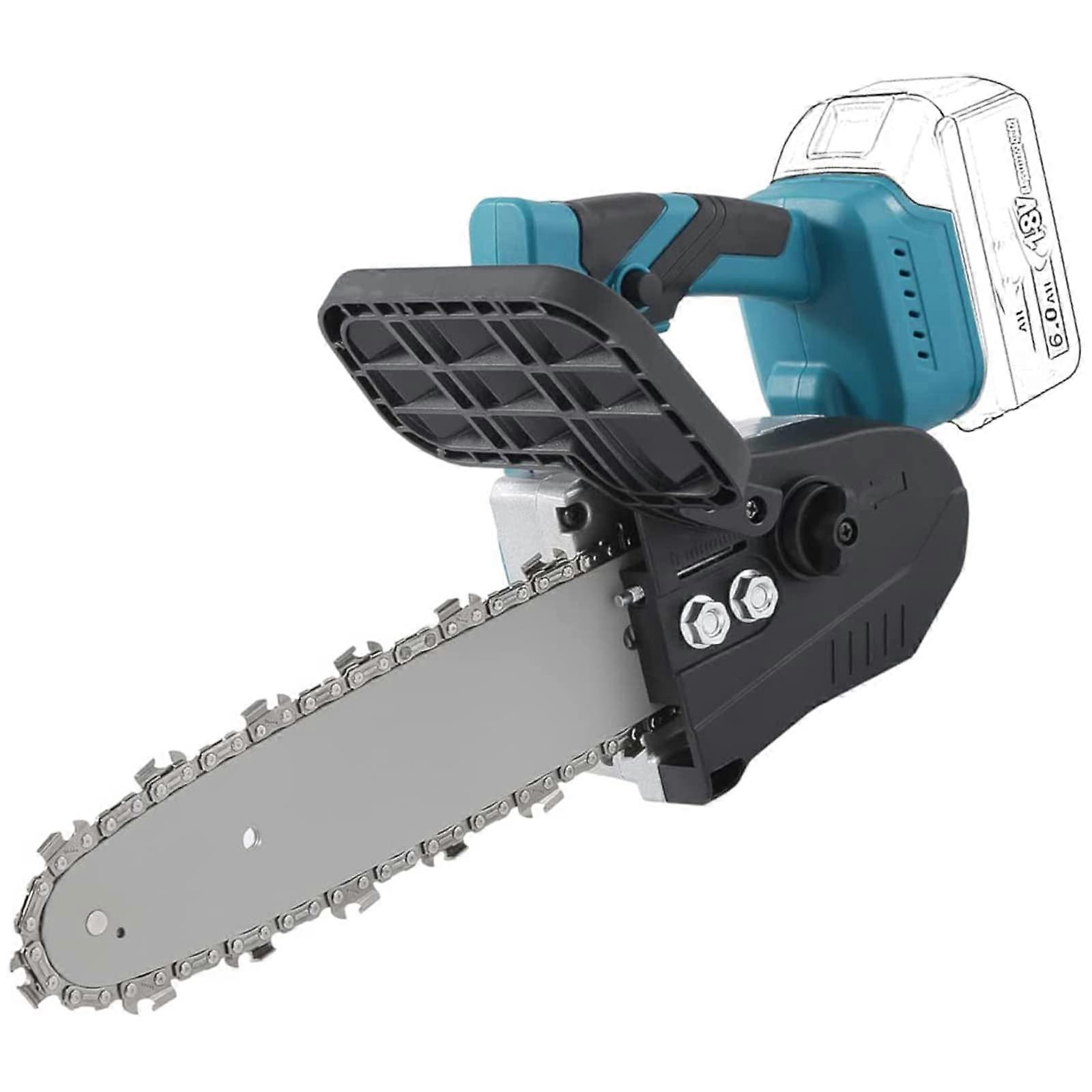 Cordless Electric Chainsaw 10 Inch Brushless Motor with Automatic Oiling for Tree Pruning