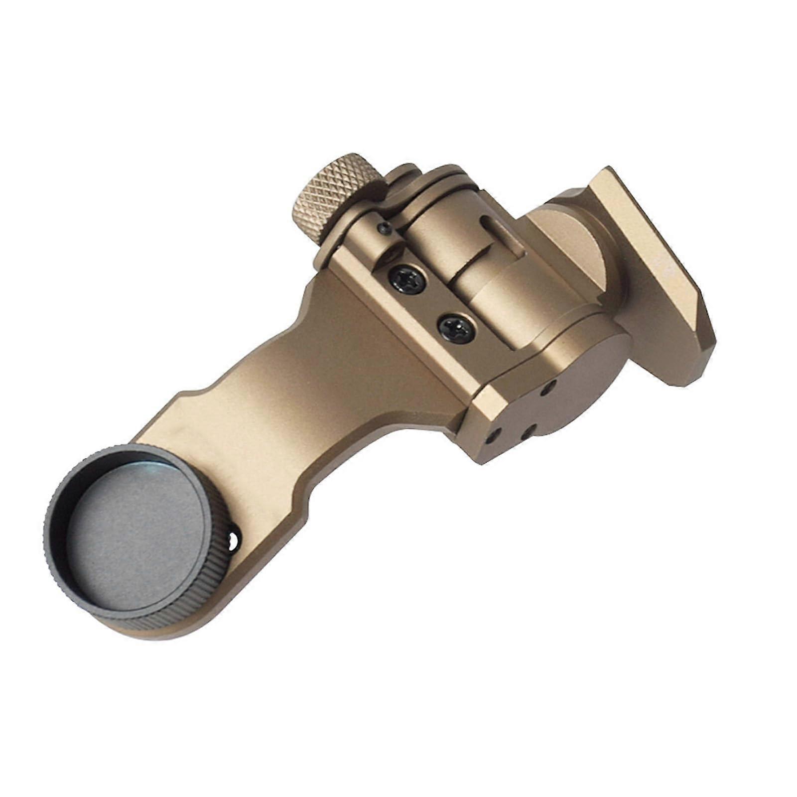 Aluminum Night Vision Goggle Mount Dovetail J Arm for PVS14, Secure Lock, Adjustable Angle, Sand