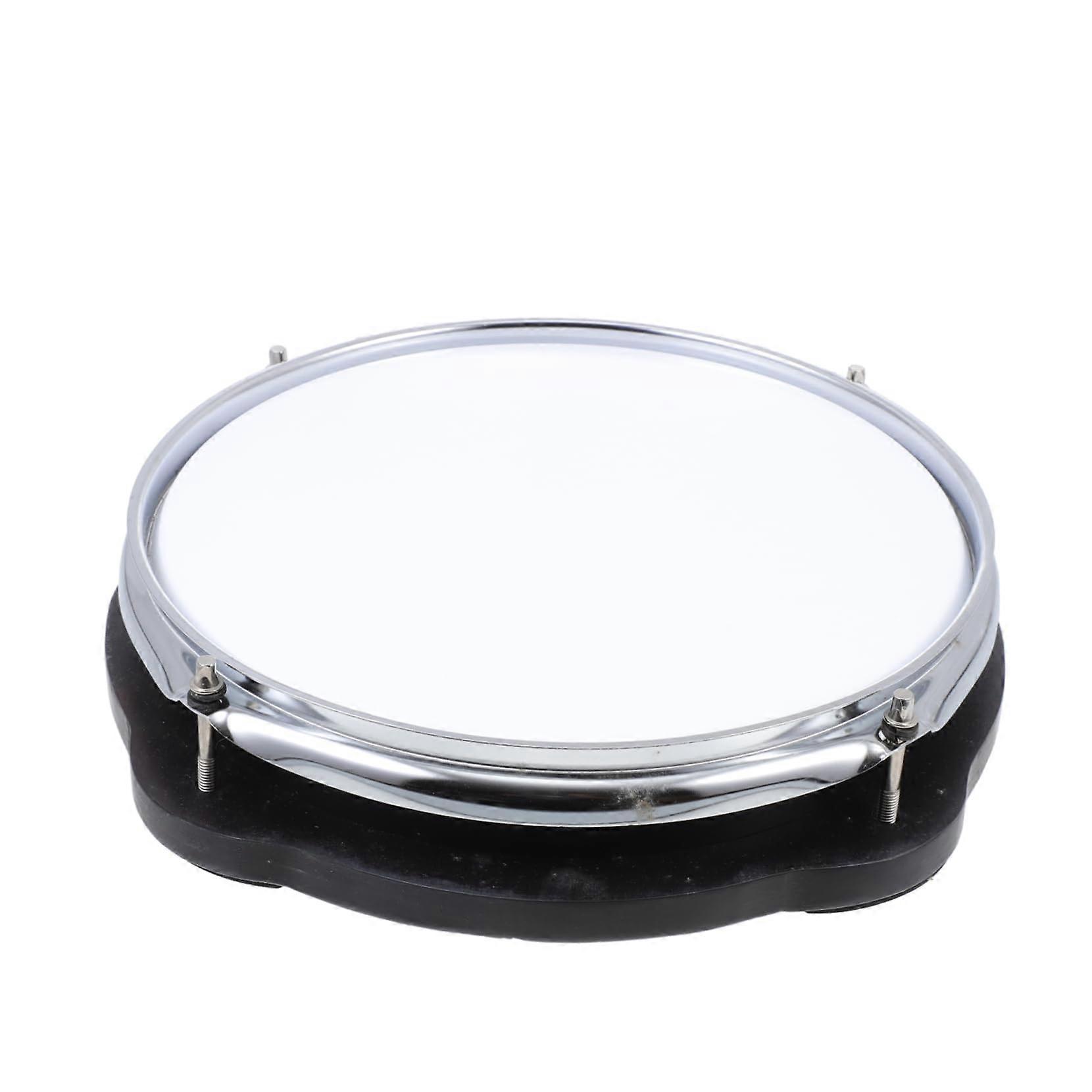 Drum Practice Pad with Noise Reduction Cushion, Realistic Rebound, BeginnerFriendly Quiet Training