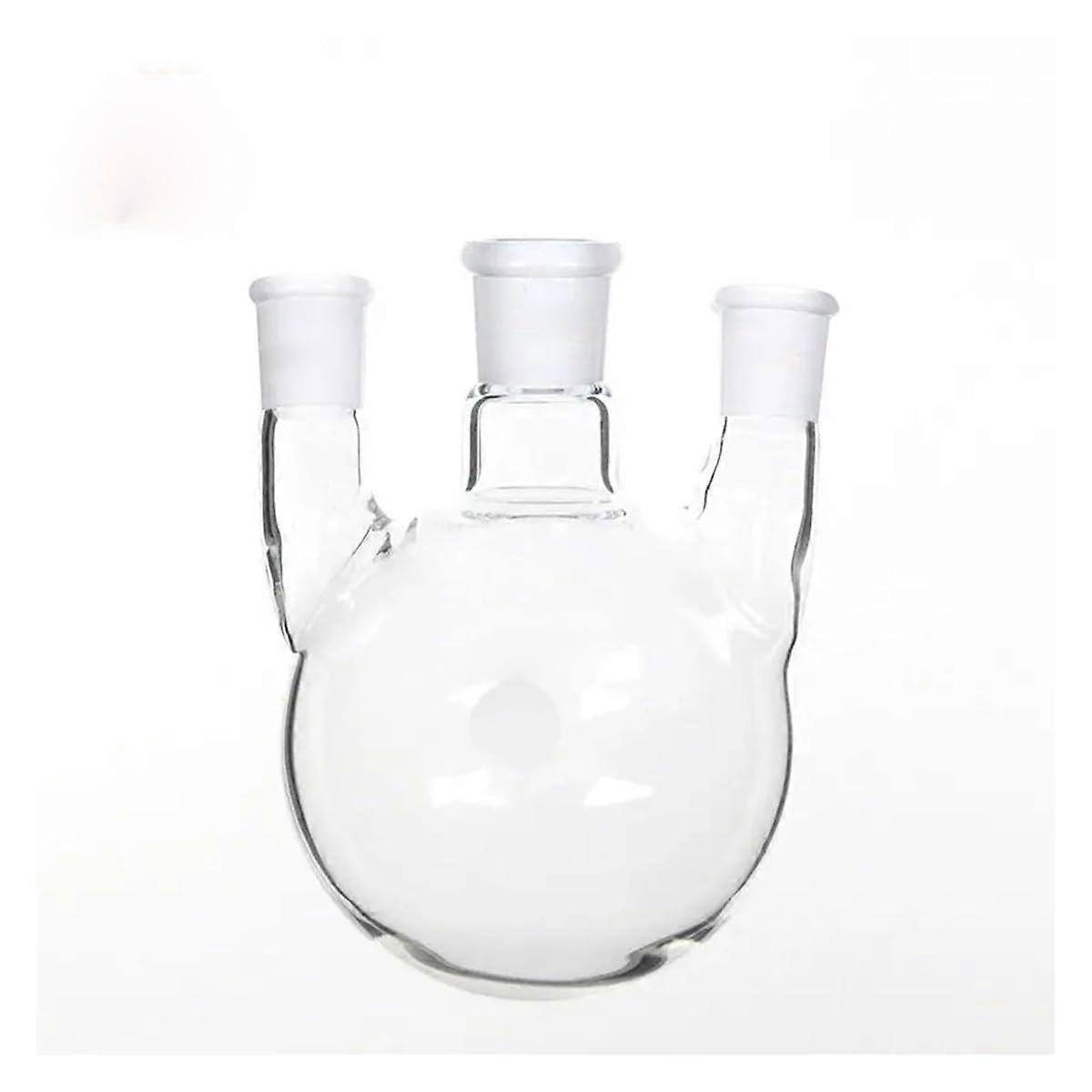Borosilicate Glass ThreeNeck Round Bottom Flask 250mL 500mL 1000mL for Lab Vacuum Distillation
