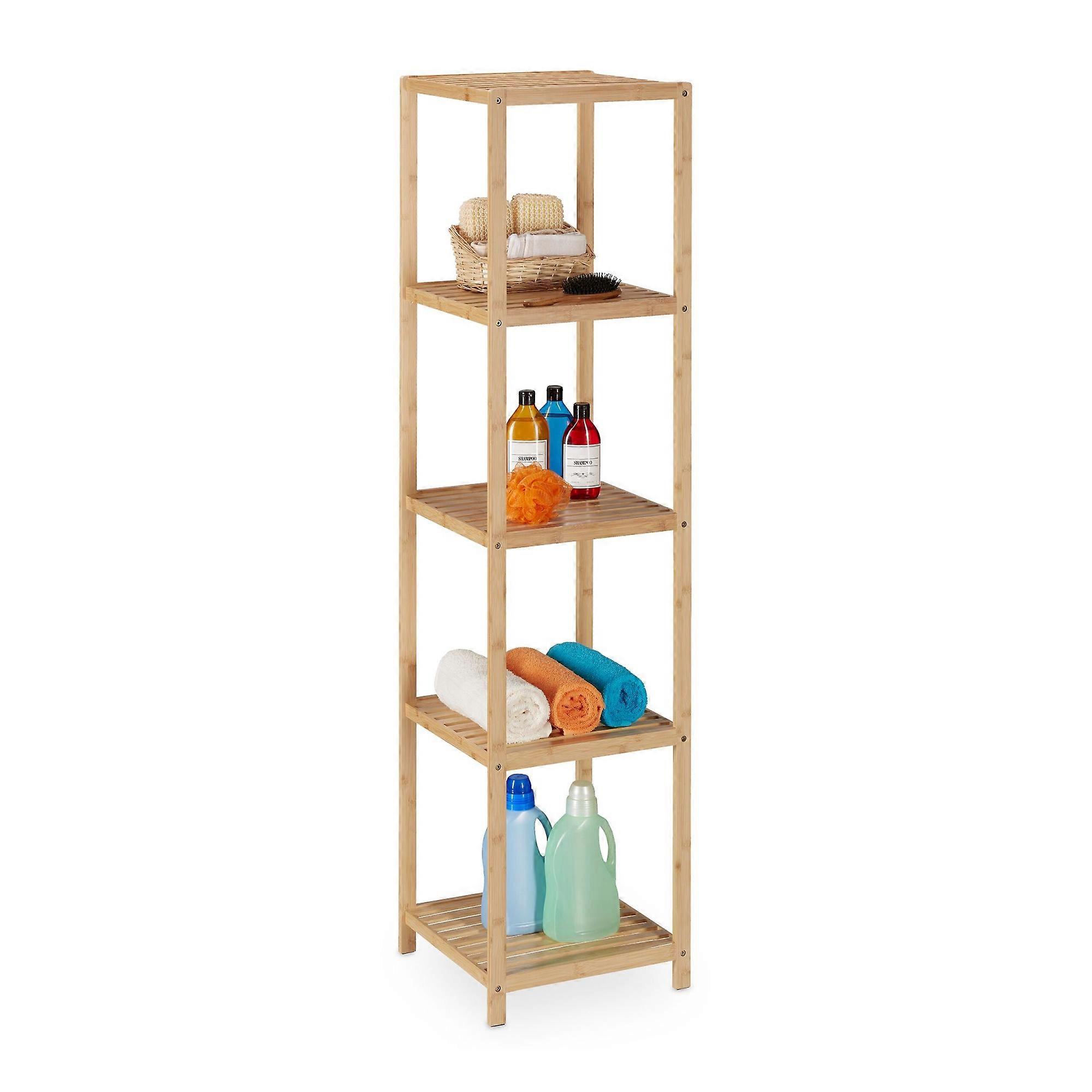 Bamboe badkamerplank 5 planken