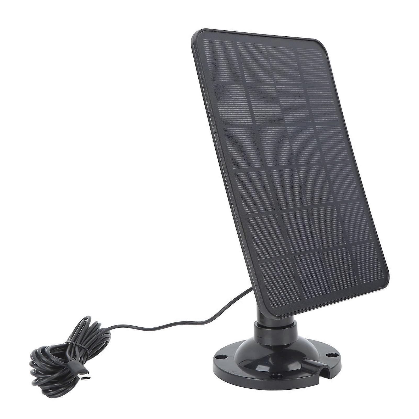 10W Monocrystalline Solar Panel for Security Camera, IP65 Waterproof, Reliable OffGrid Power