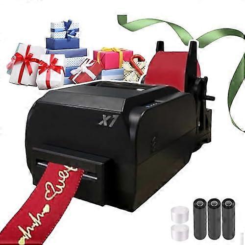Ribbon Printer 200 DPI Speed Thermal Transfer for Satin and Nylon with MultiRow Modes
