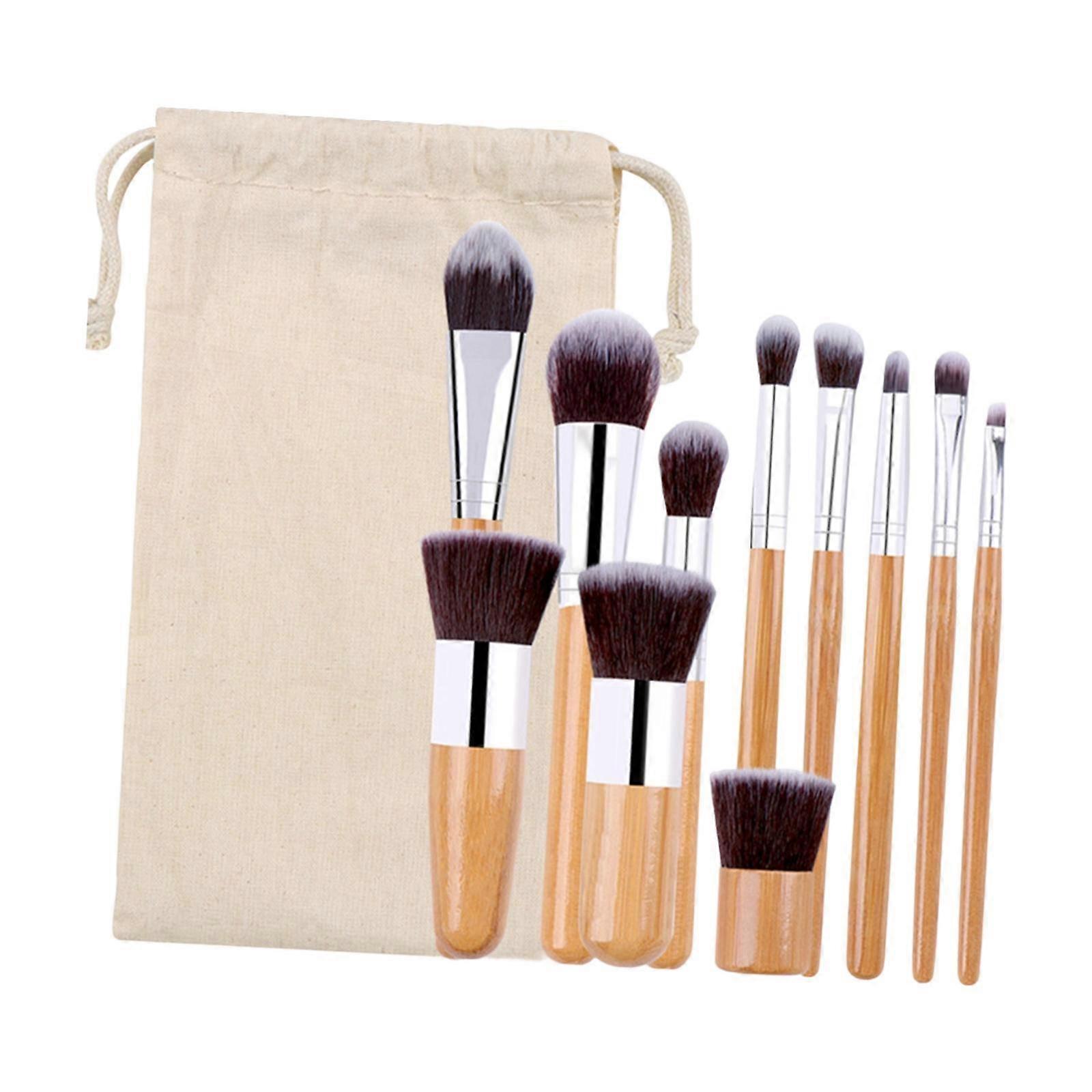 11Pcs Makeup Brushes Set Durability Practical Multipurpose Cosmetic Brushes