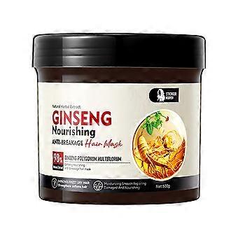 Nourishing Ginseng Hair Mask for Deep Hydration, Shine and Volume, Restores Dry Damaged Hair