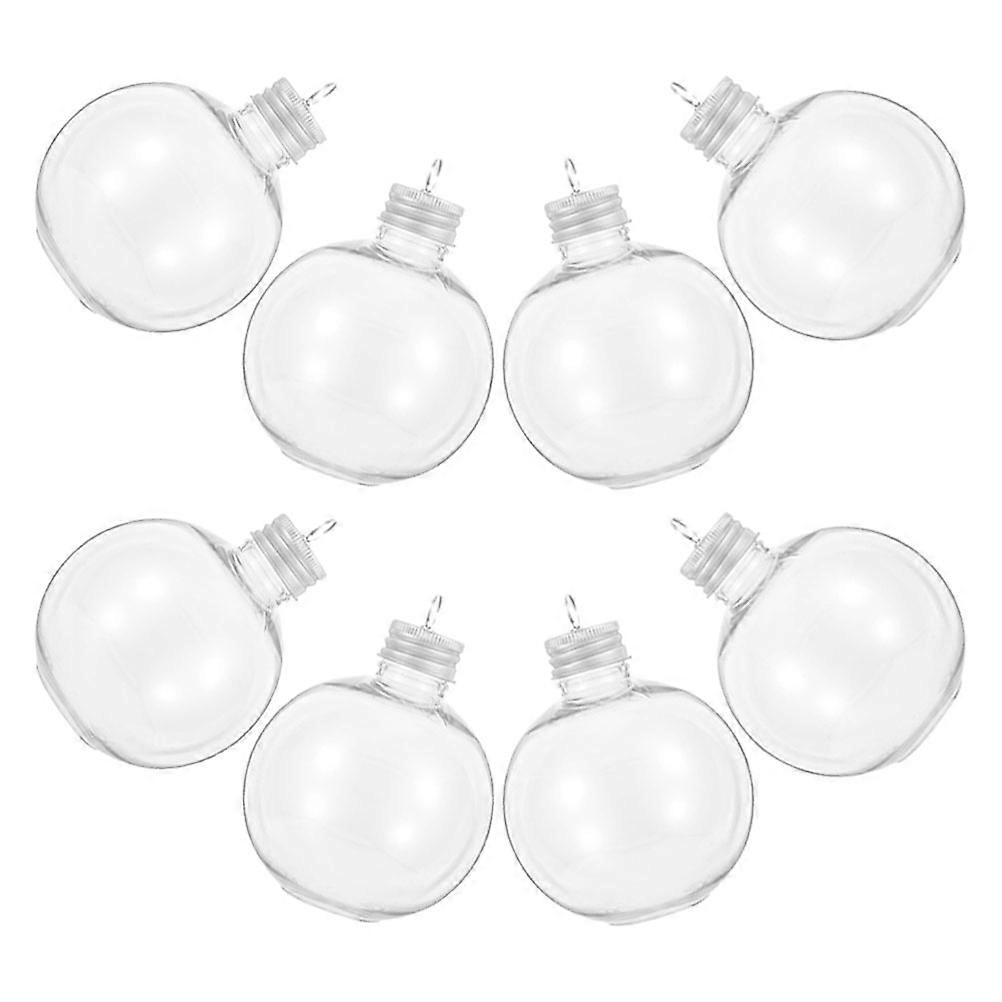 Bulb Candy Bottle Small Liquid Containers for Storage Use with 8Pcs Bottles