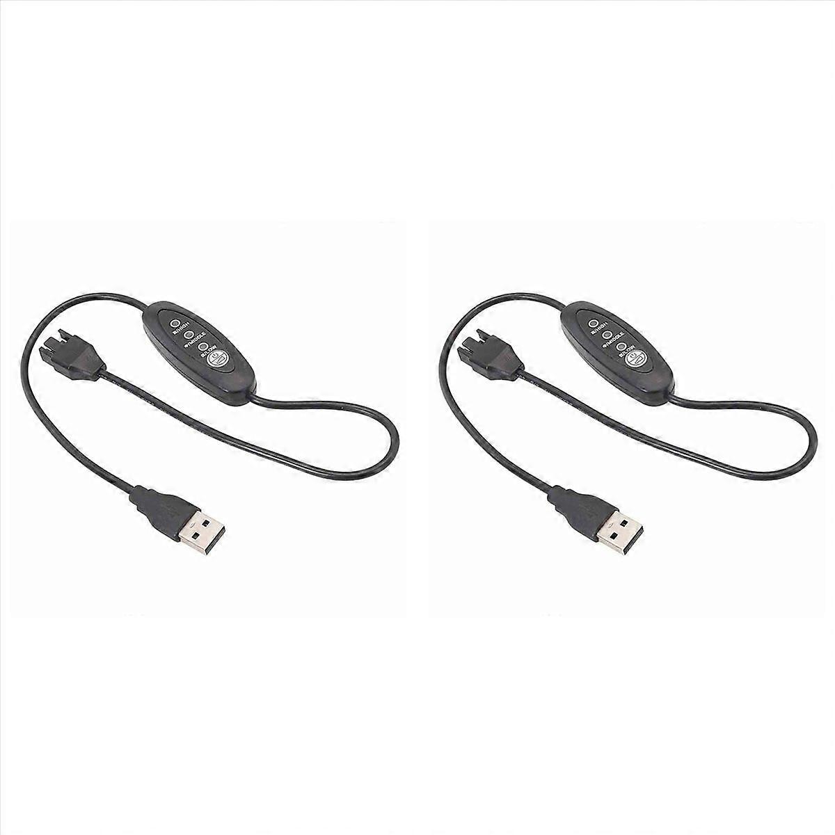 Boost Fan Cable Adjustable USB to 4 Pin Fan Cable