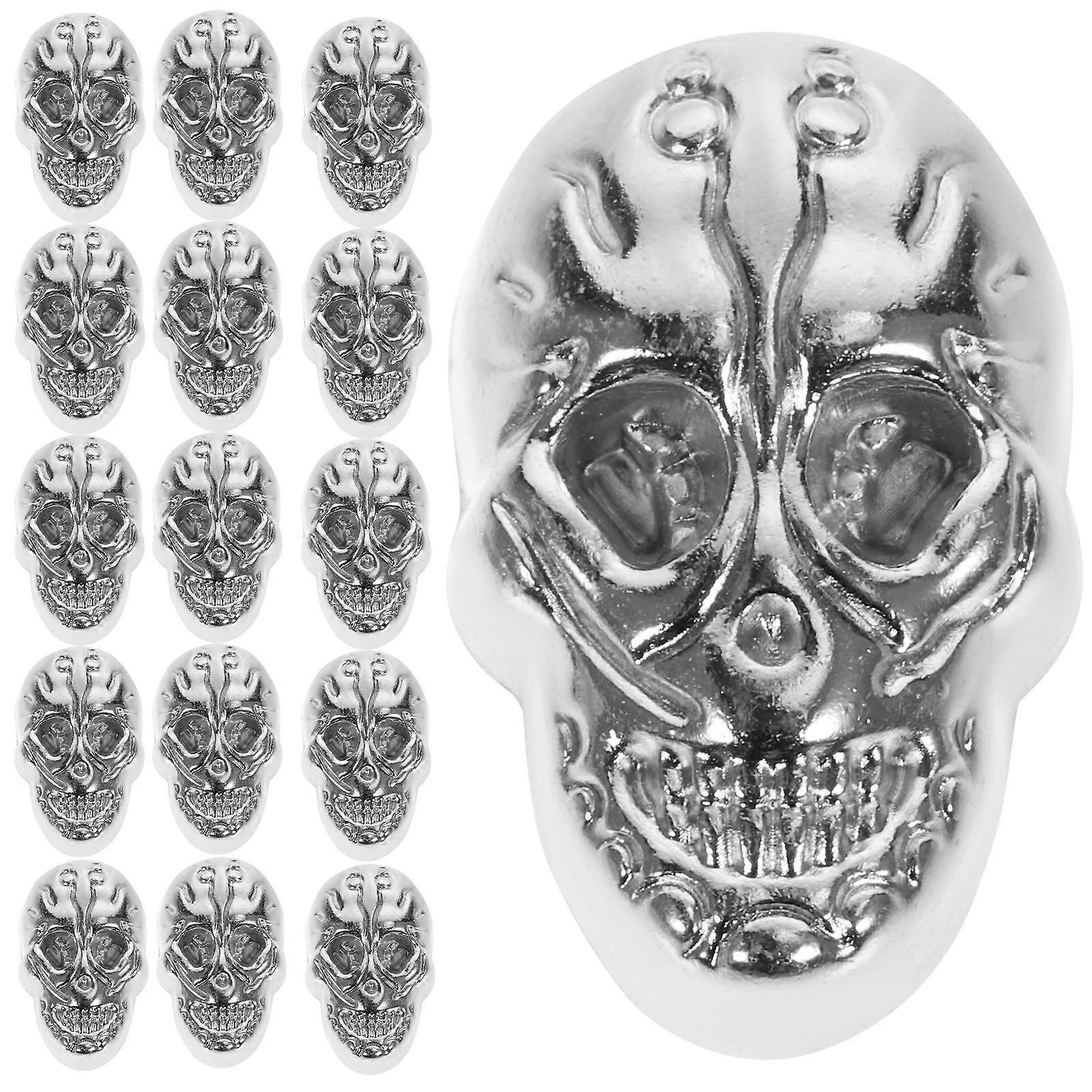 Head Craft Rivets for Decor 20Pcs Alloy Skull Studs Set