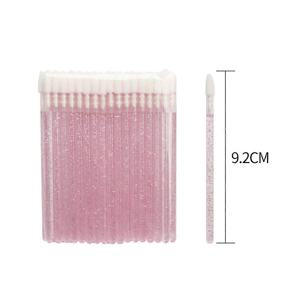 Lipstick Applicator Brush for Makeup Use 100Pcs Disposable Assorted Color