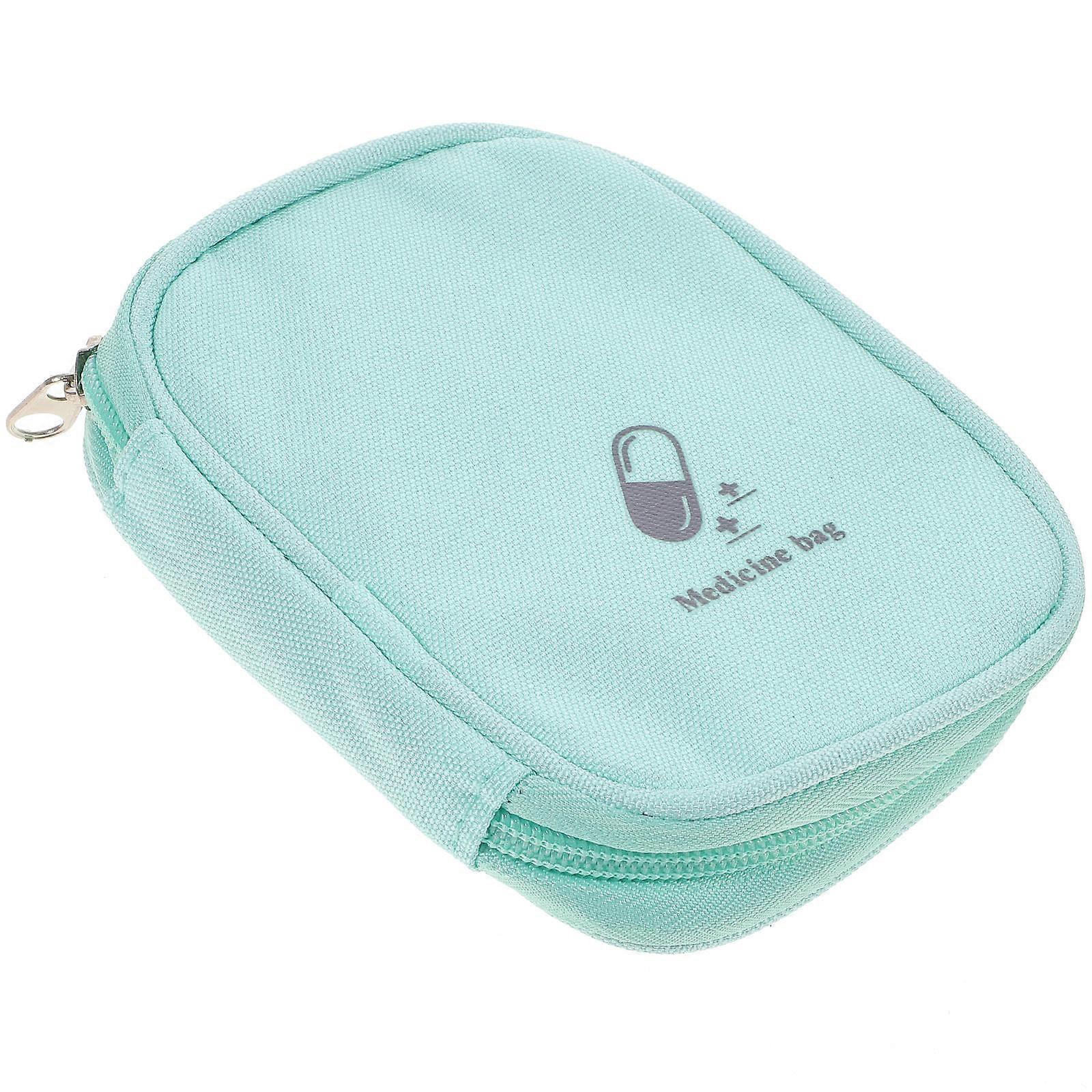 Mini Medicine Storage Bag Portable Pouch Travel Kit