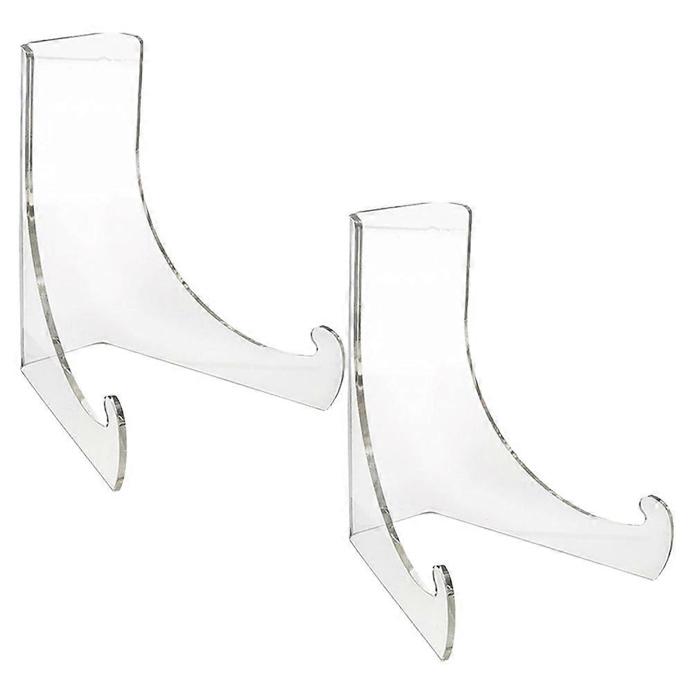 Acrylic Display Stand Transparent Versatile Showcase Rack for Display 2Pcs