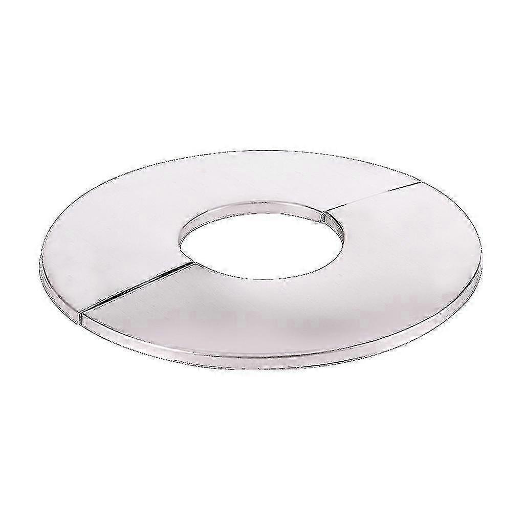 Rustfri stål brusevægplade med delt flange, rosetliste, montering
