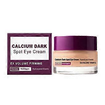 Crème contour des yeux au calcium et aux taches brunes : à l'élastine hydrolysée 10 000 ppm pour un effet volumateur raffermissant, à la niacinamide pour un effet éclaircissant, pour les yeux fatigués et relâchés, pot de 15 g