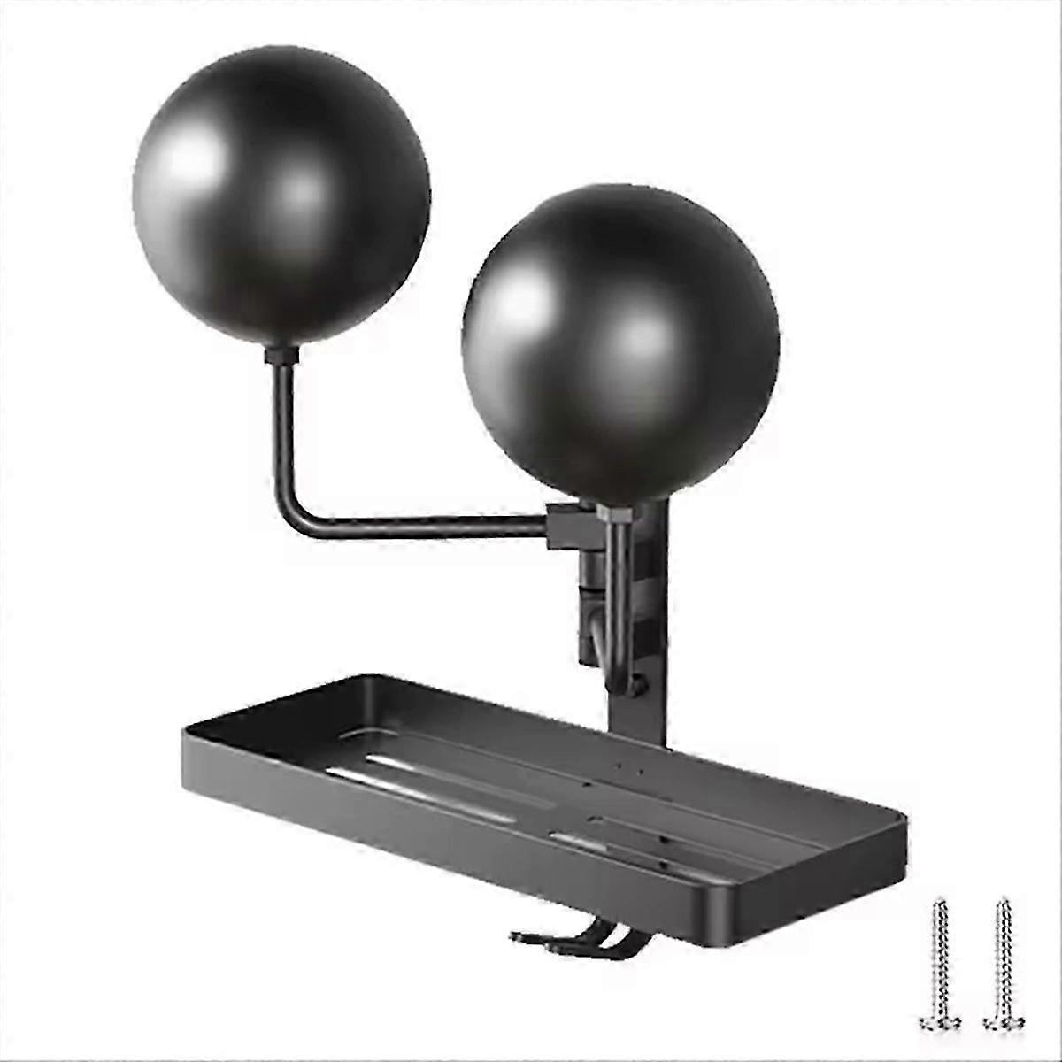 Motorcycle Helmet Display Stand with Adjustable Hook Wall Mounted